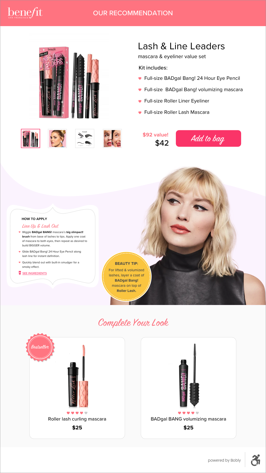 Benefit Cosmetics – Design Studio