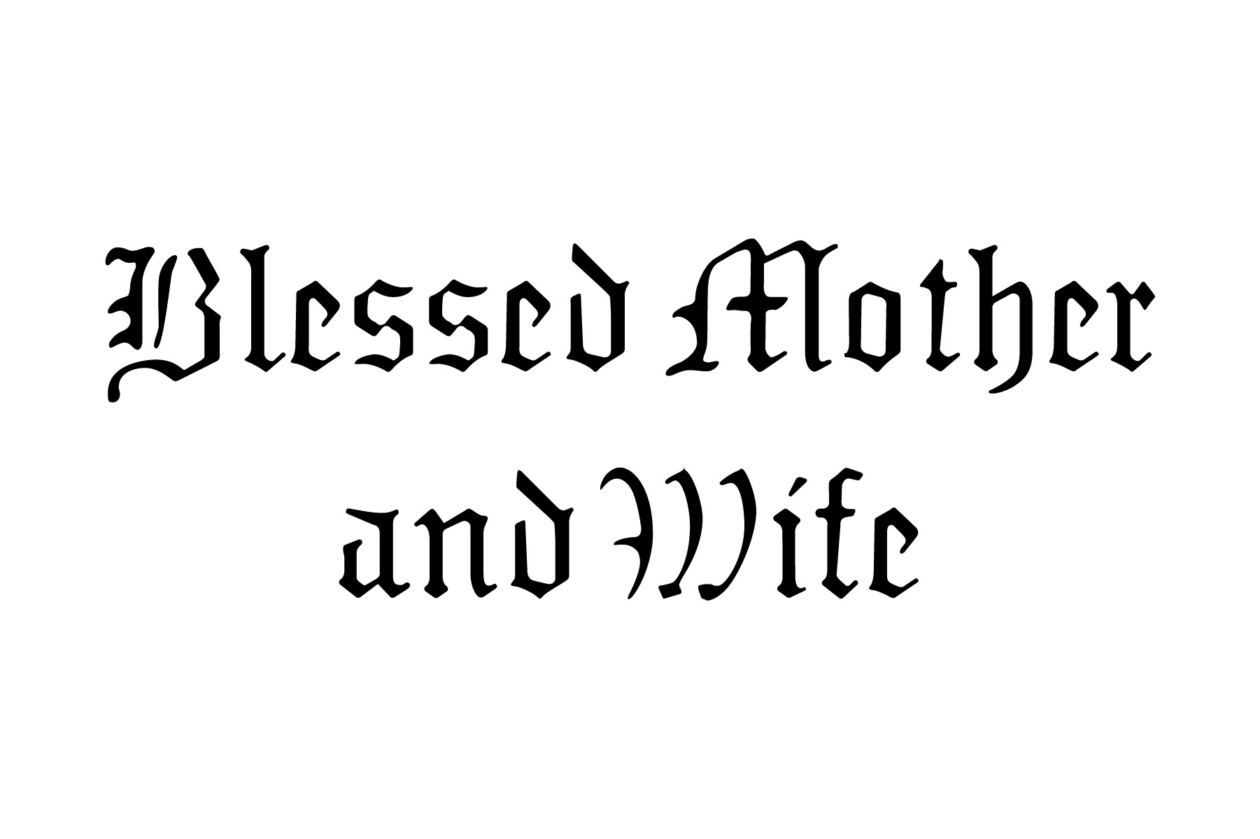 Font for Shrine Prop (English)