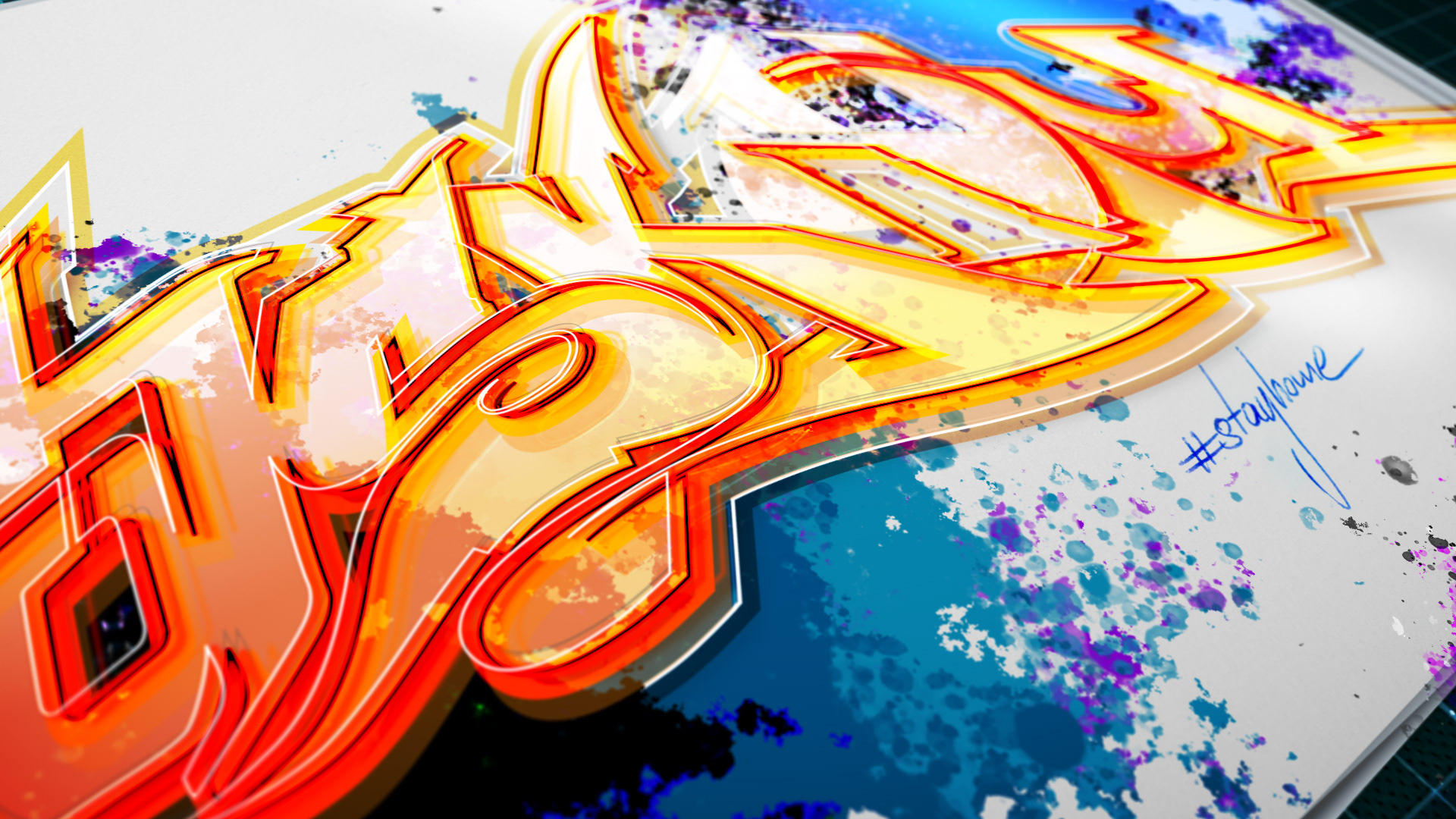 woelkvisuals – motion design - Animated Graffiti Artwork