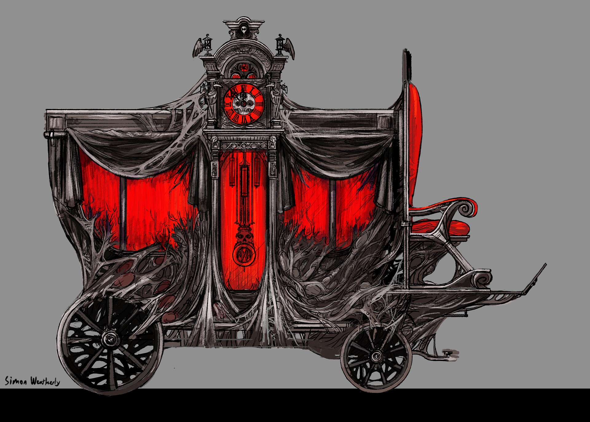 Red Death Carriage Design