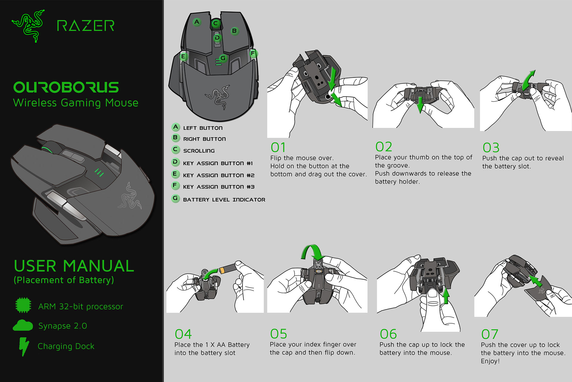 ntmkdesign Razer Mouse Design of Instruction Manual