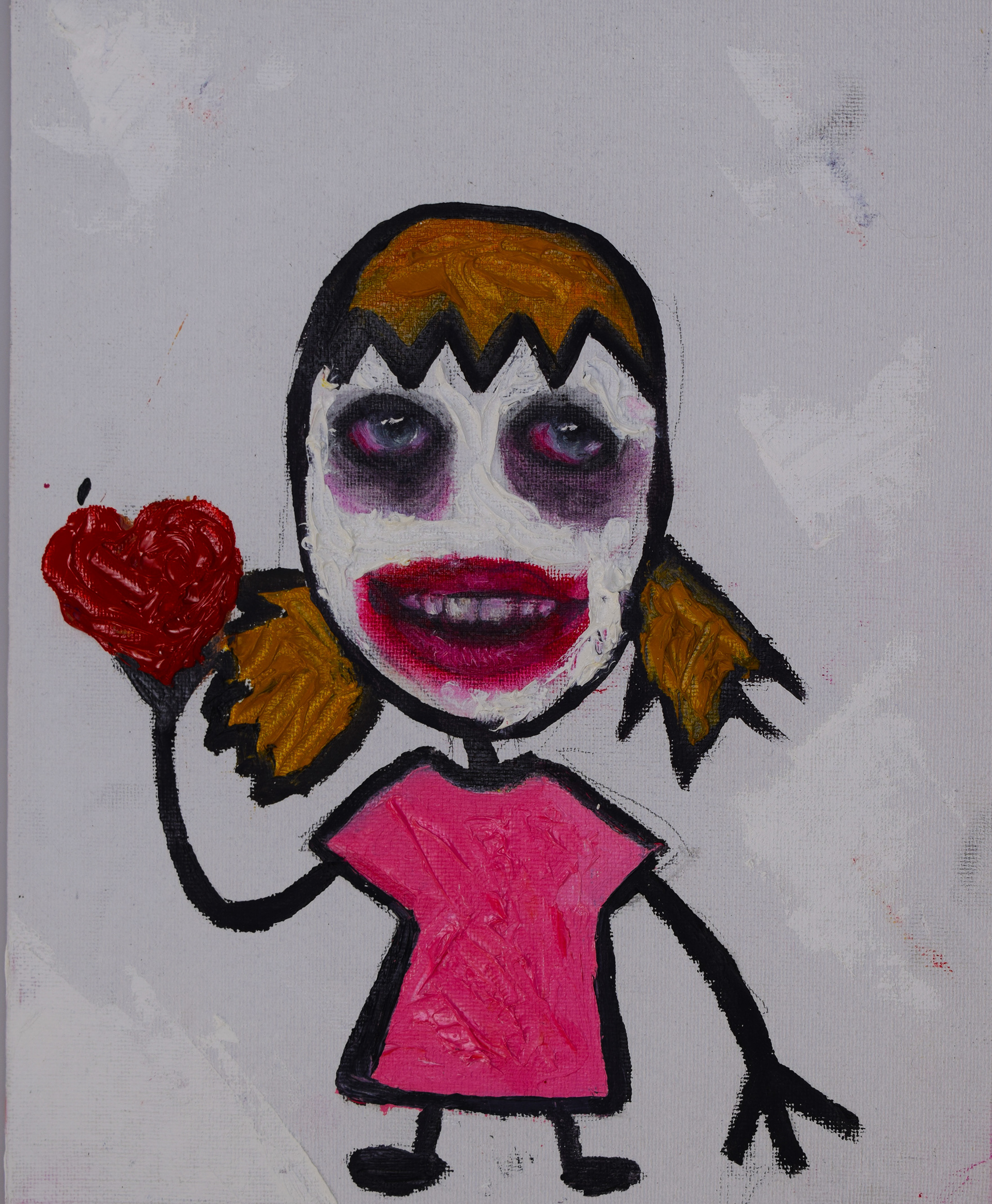 Diana Diaz, Grade 11, Northrop High School. Child-like Visionary, Painting. john platt, Educator.