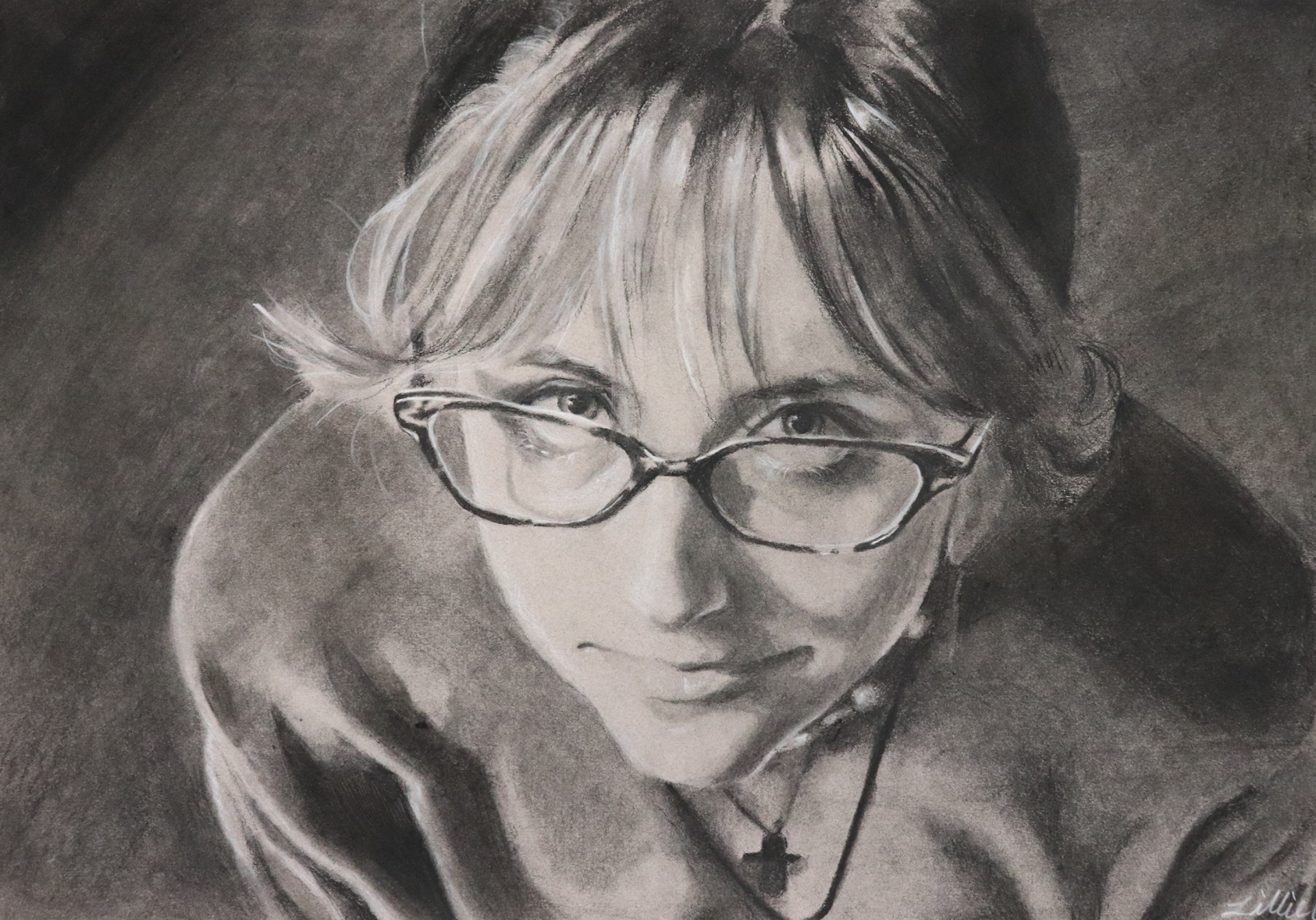 Lillie Gearheart, Grade 10, Prairie Heights High School. Lillie at 15, Drawing & Illustration. Juli Dorton, Educator.