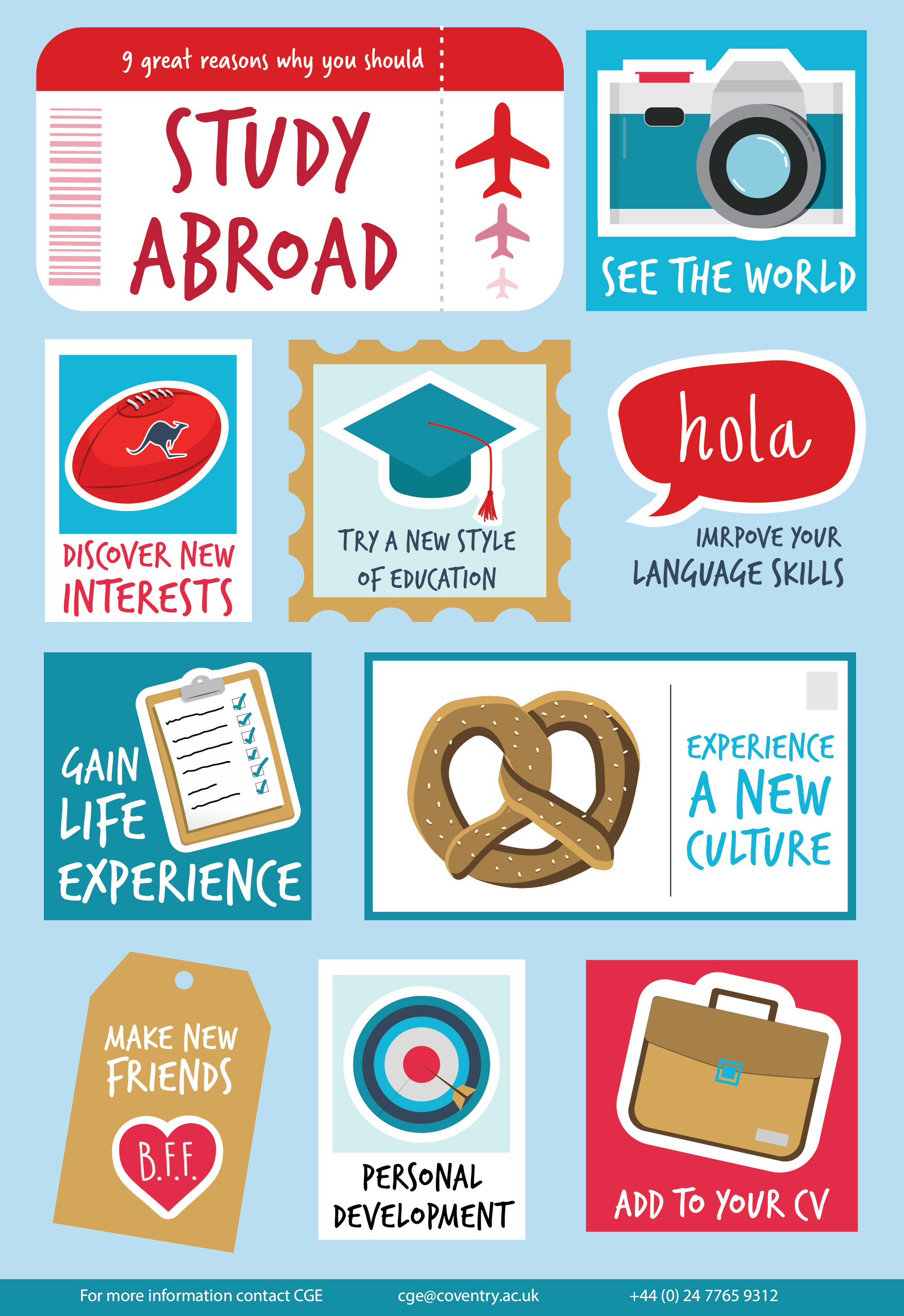 Poster Design for Study Abroad