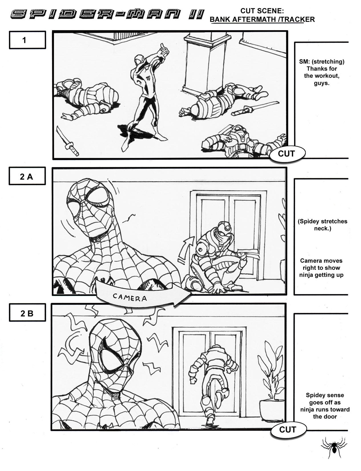 Ian Hosfeld Concept Art Illustration SPIDER MAN 2 GAME