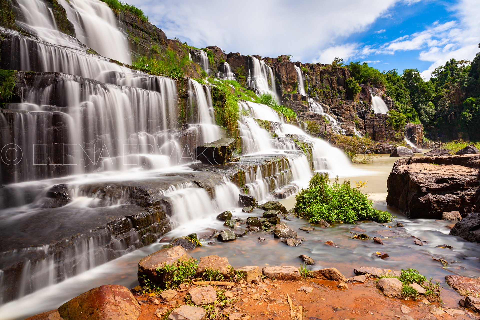 Pongour waterfalls, Dalat, Vietnam