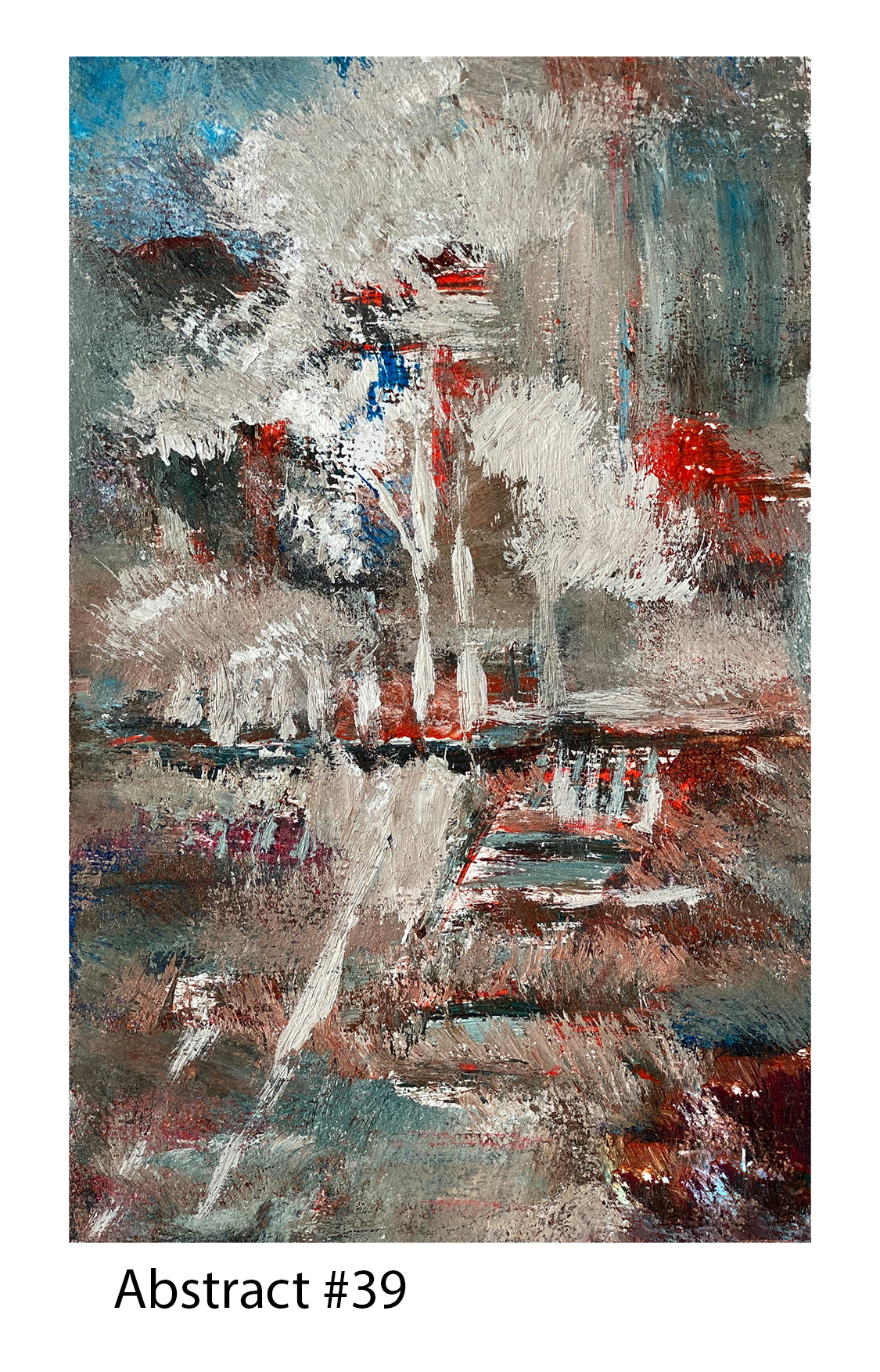 Acrylic on Paper, 5"x8", 2020, Available