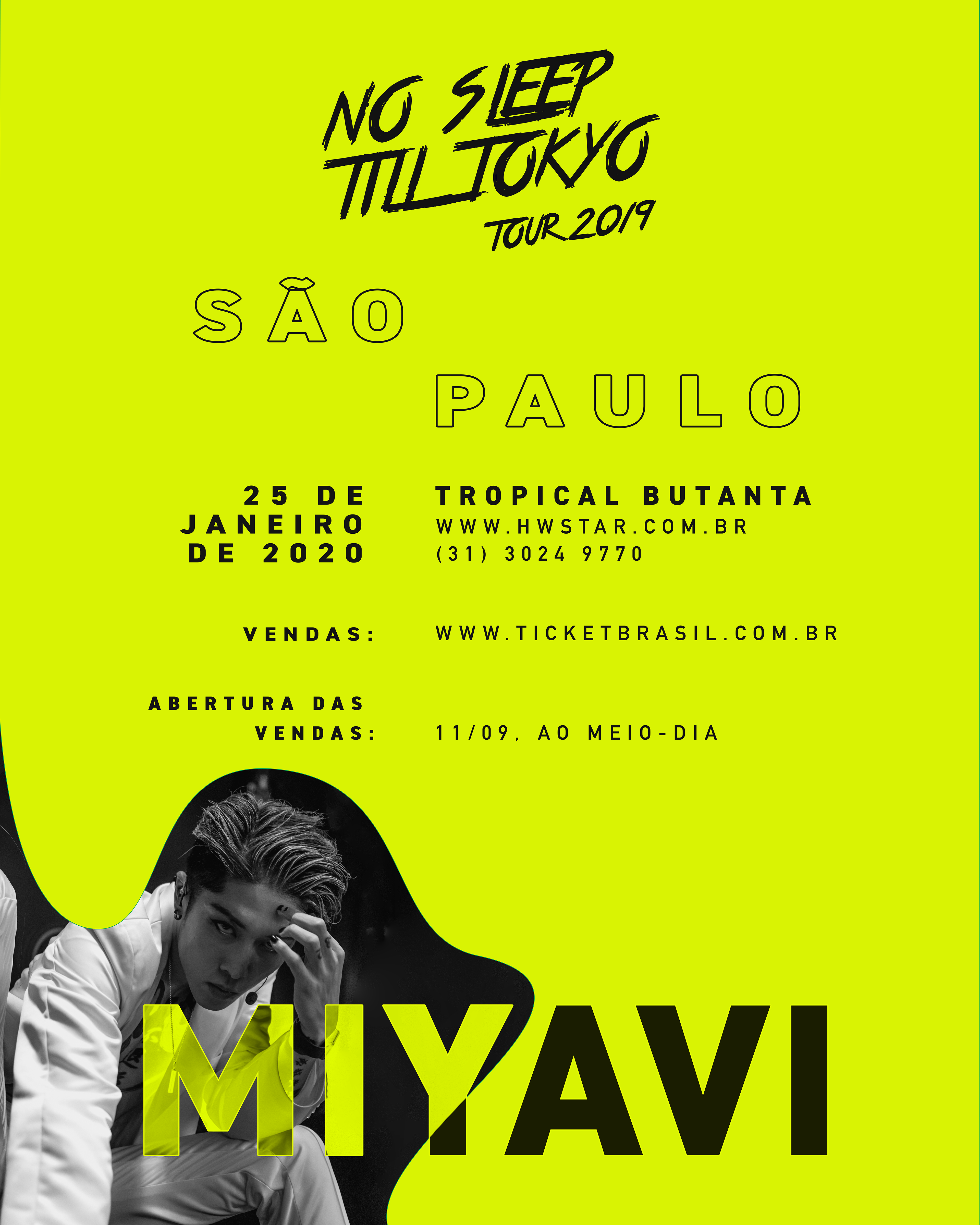 Official MIYAVI Sao Paulo Flyer