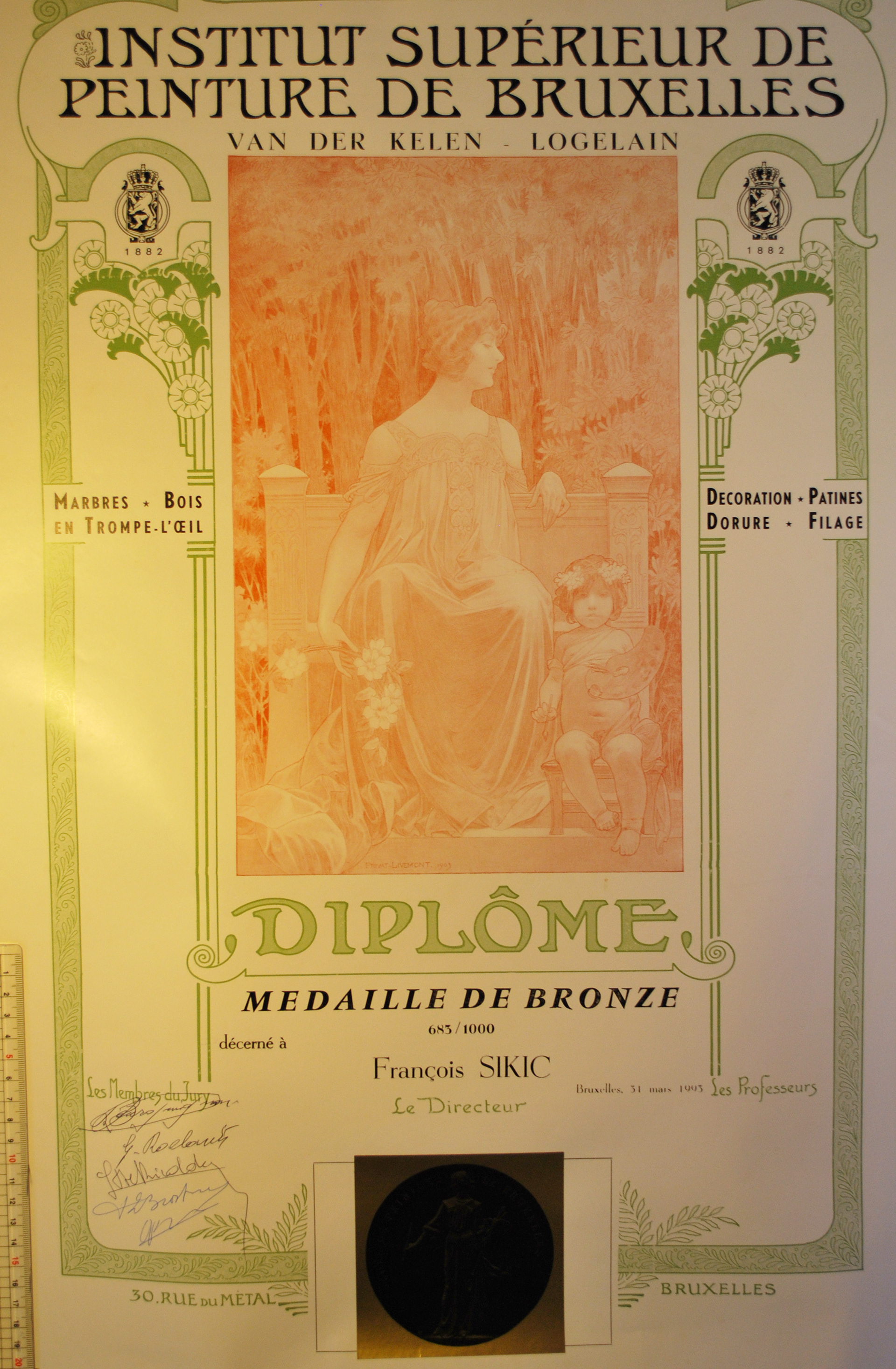 SIKIC Diplôme de Peinture