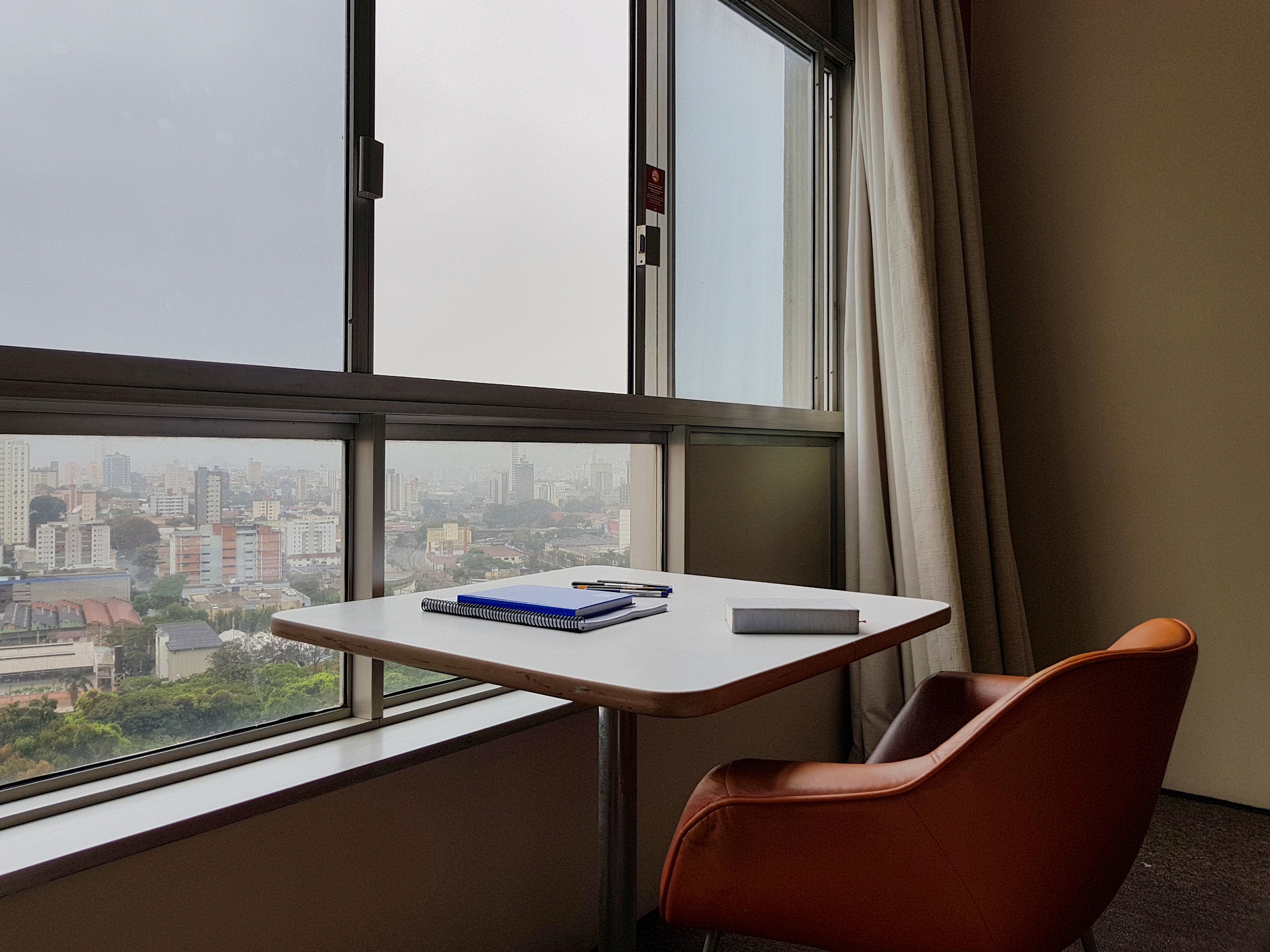 Bureau, Hôtel Othon, Belo Horizonte, Brésil-2018-08-04 09.05.10