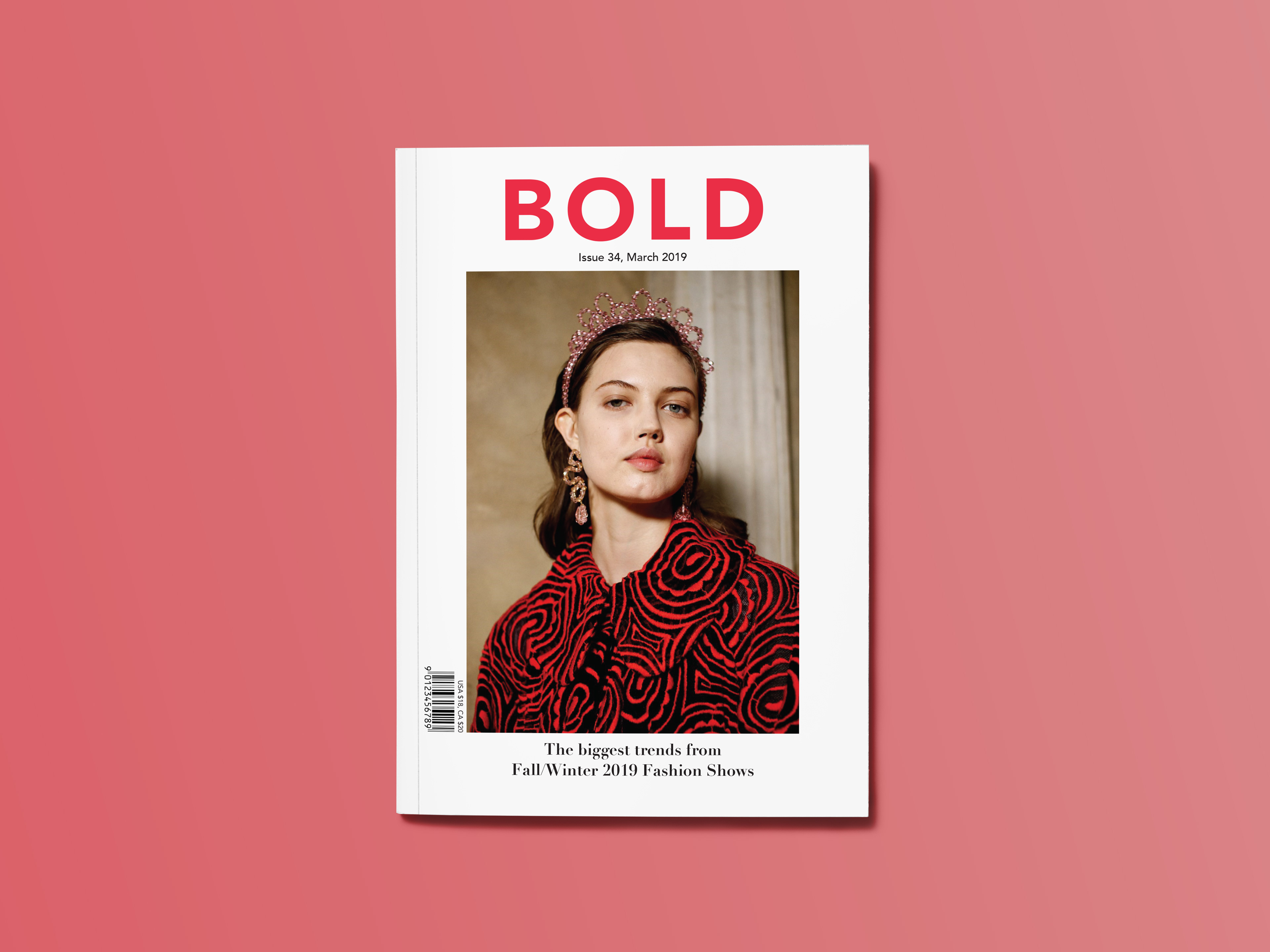 Print magazine cover design
