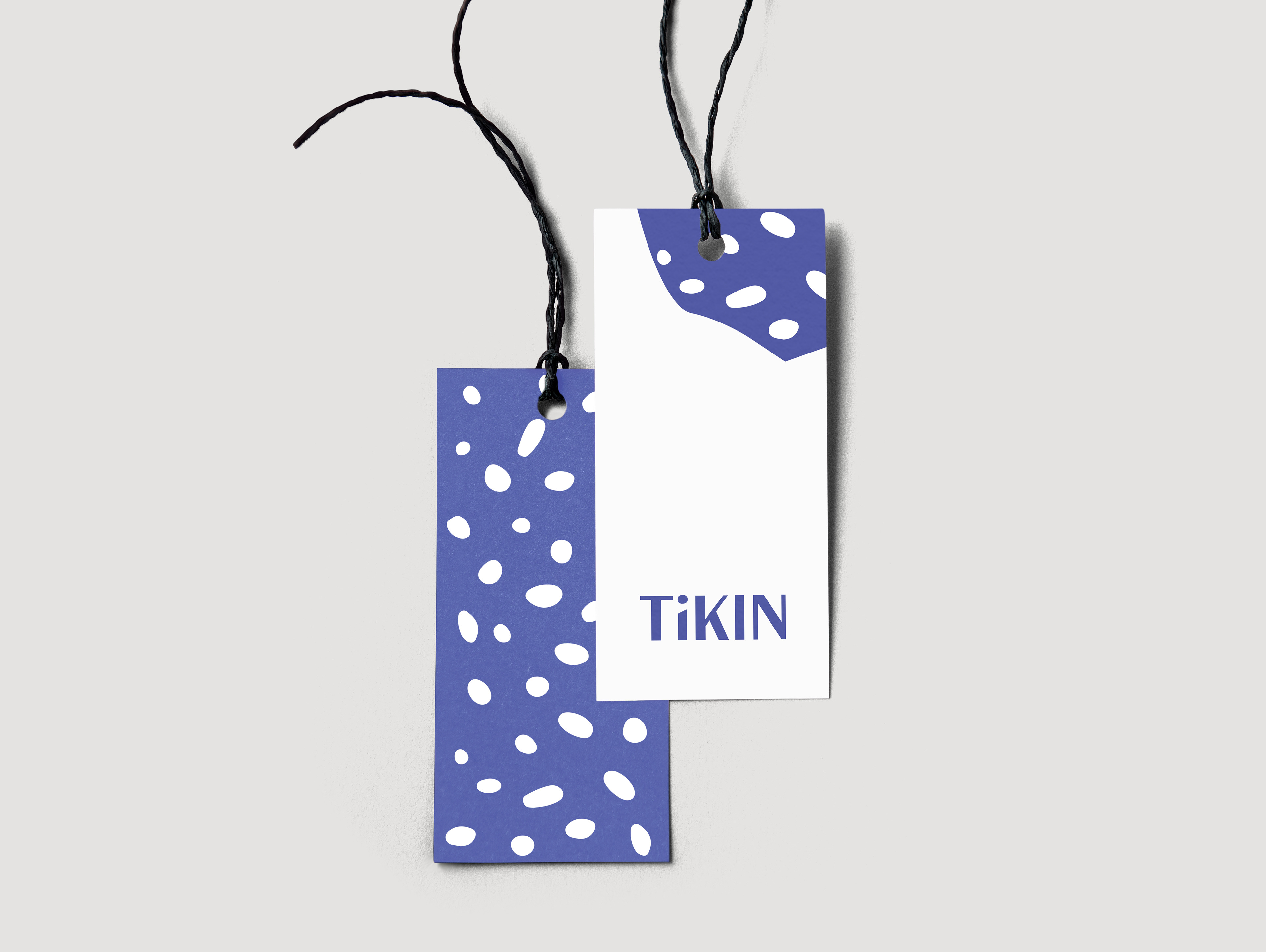 Clothing Tag with a brand pattern