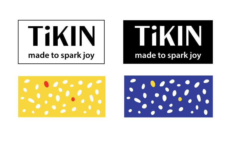 B&W logo and patterns