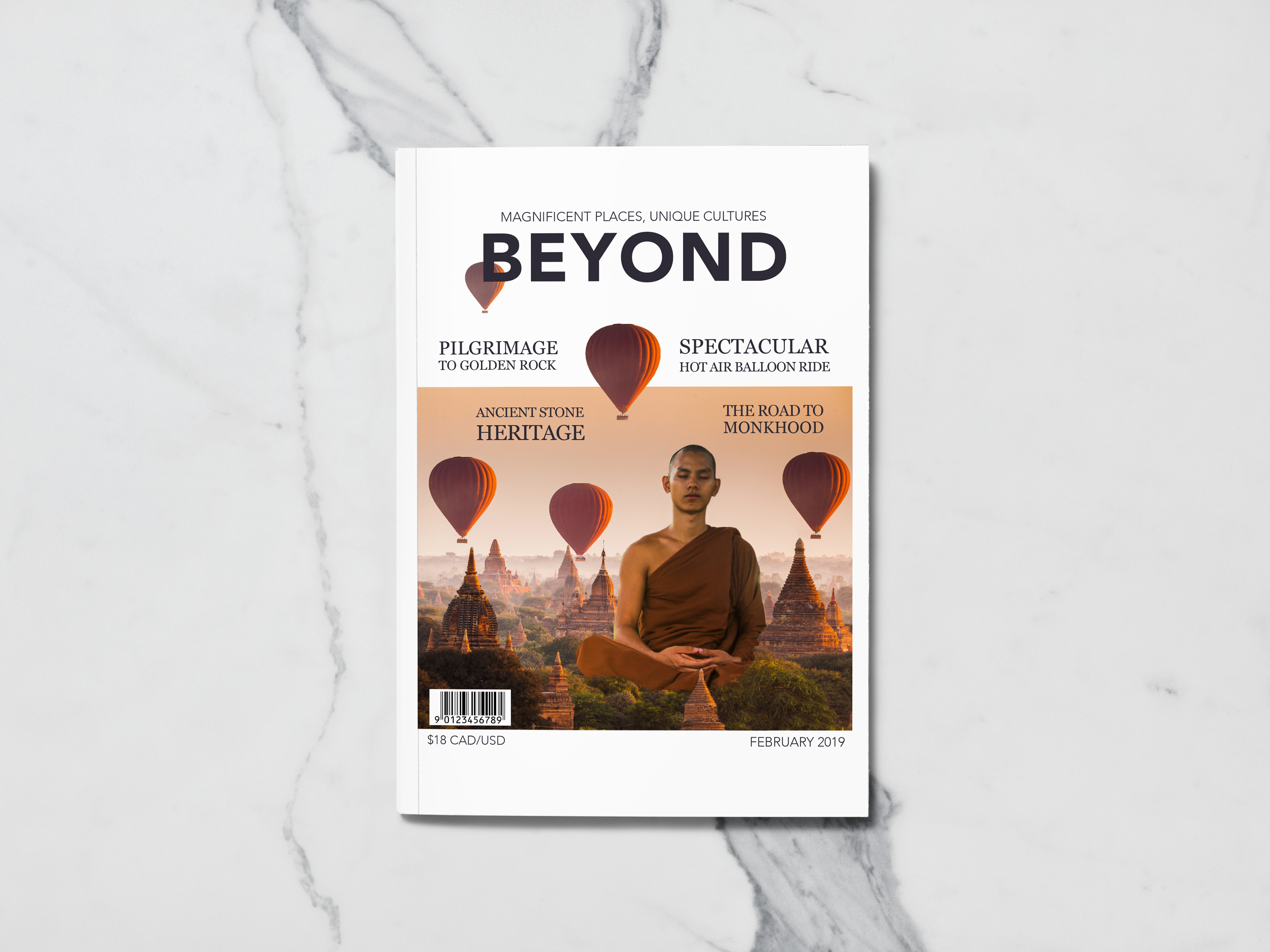 Travel Magazine cover