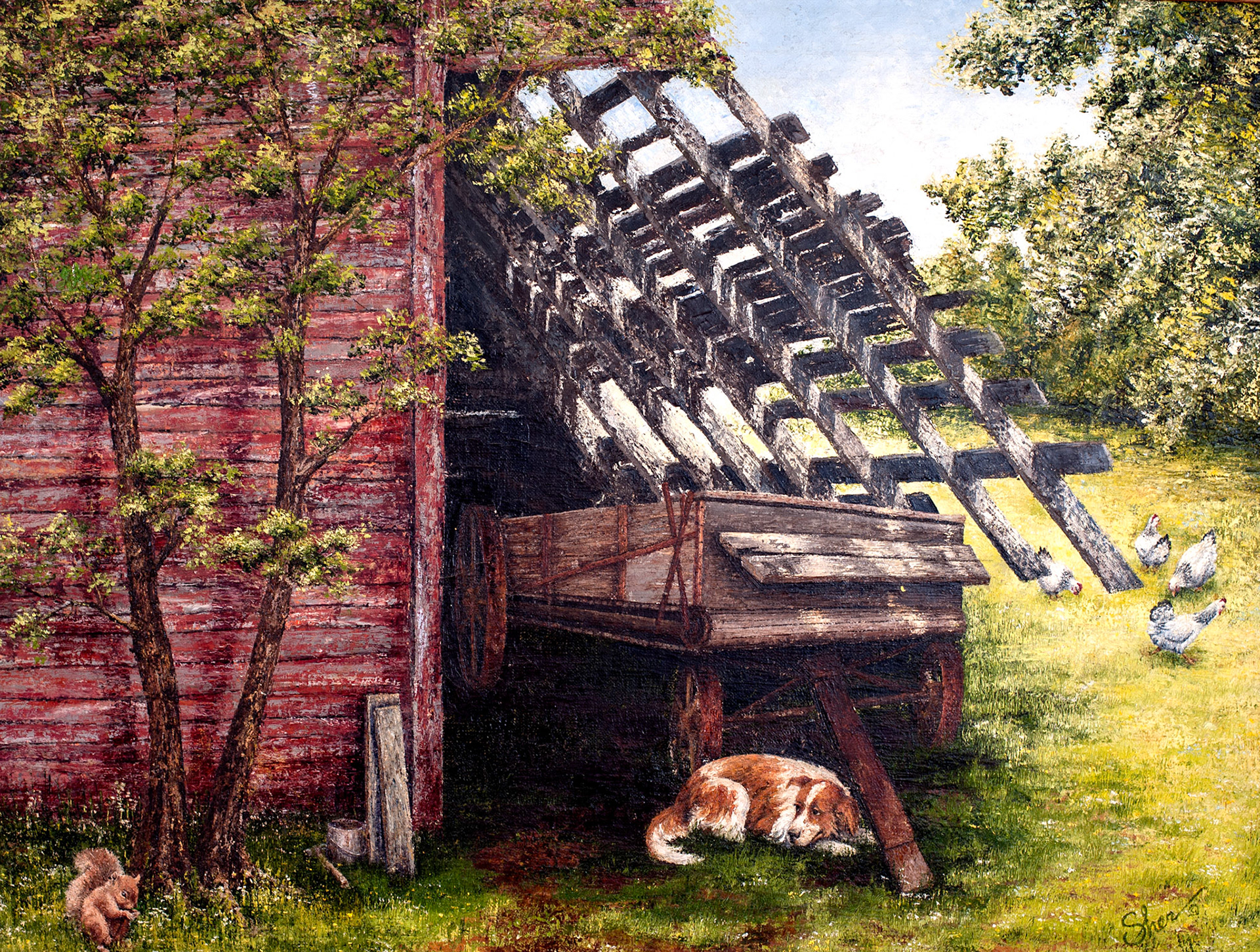 Anticipation - Oil Painting