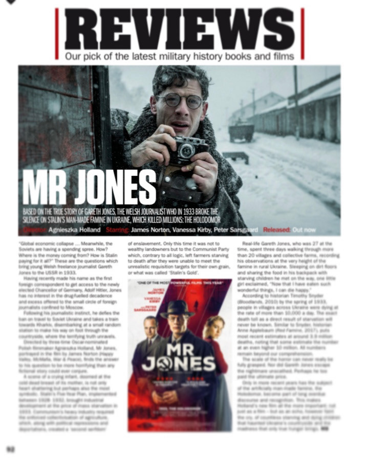 Marianna Bukowski Film Review Mr Jones March 2020