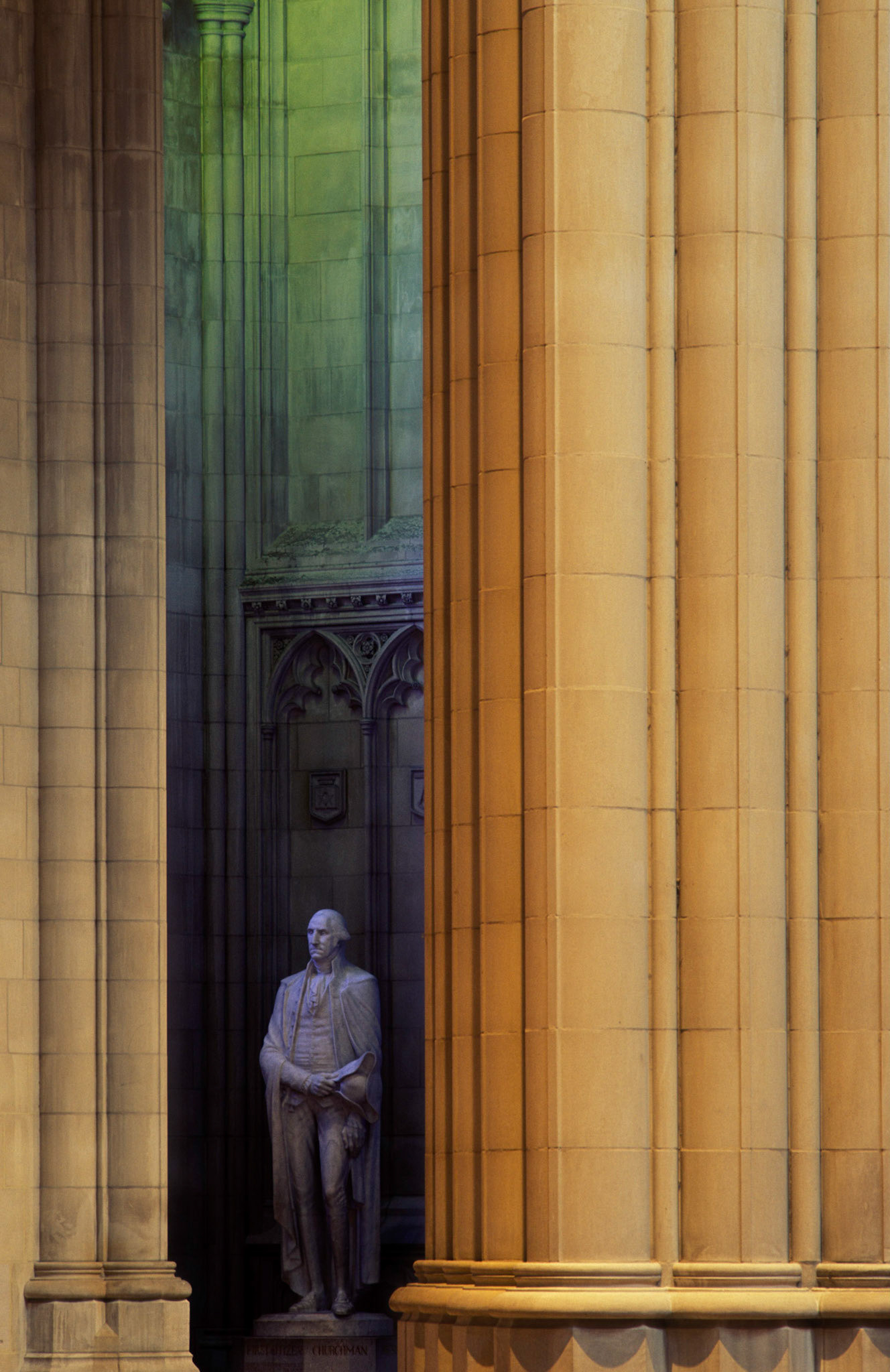 Monument to George Washington, Washington National Cathedral, Washington DC 1993