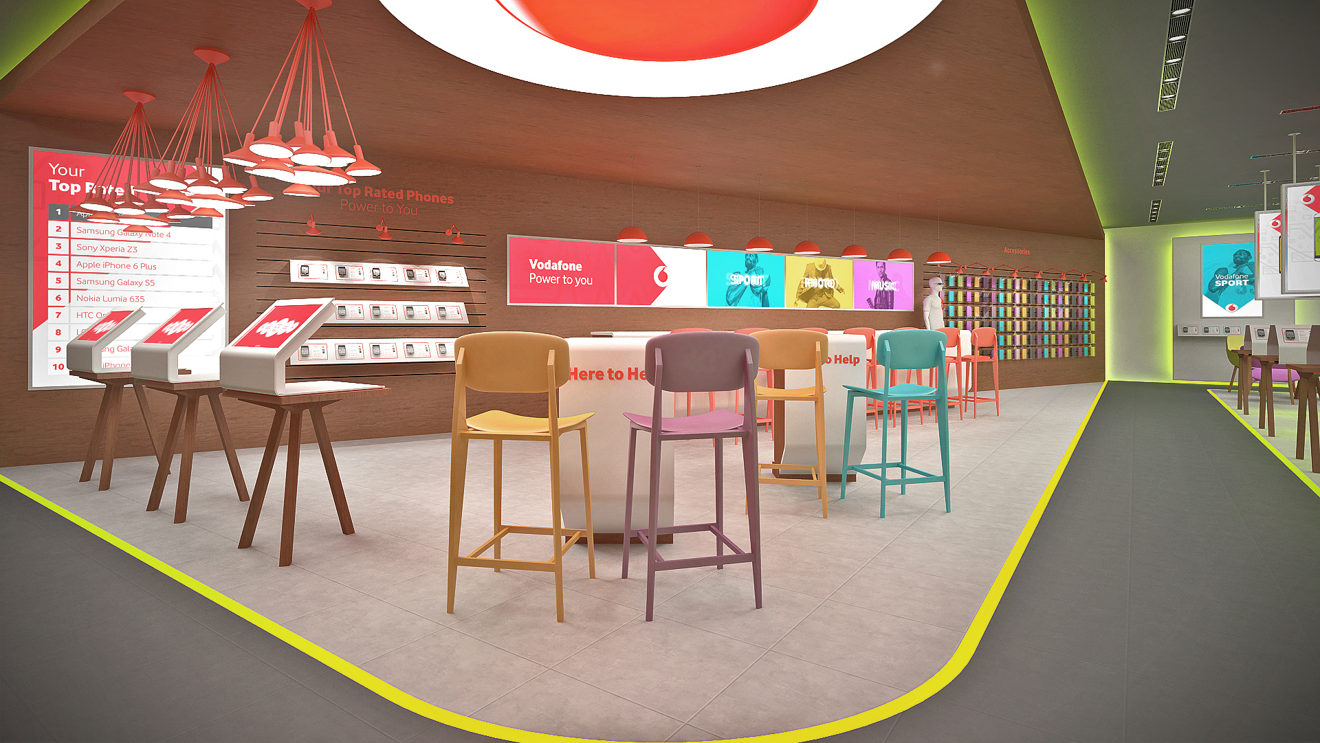 CJC Design - Vodafone Concept Store