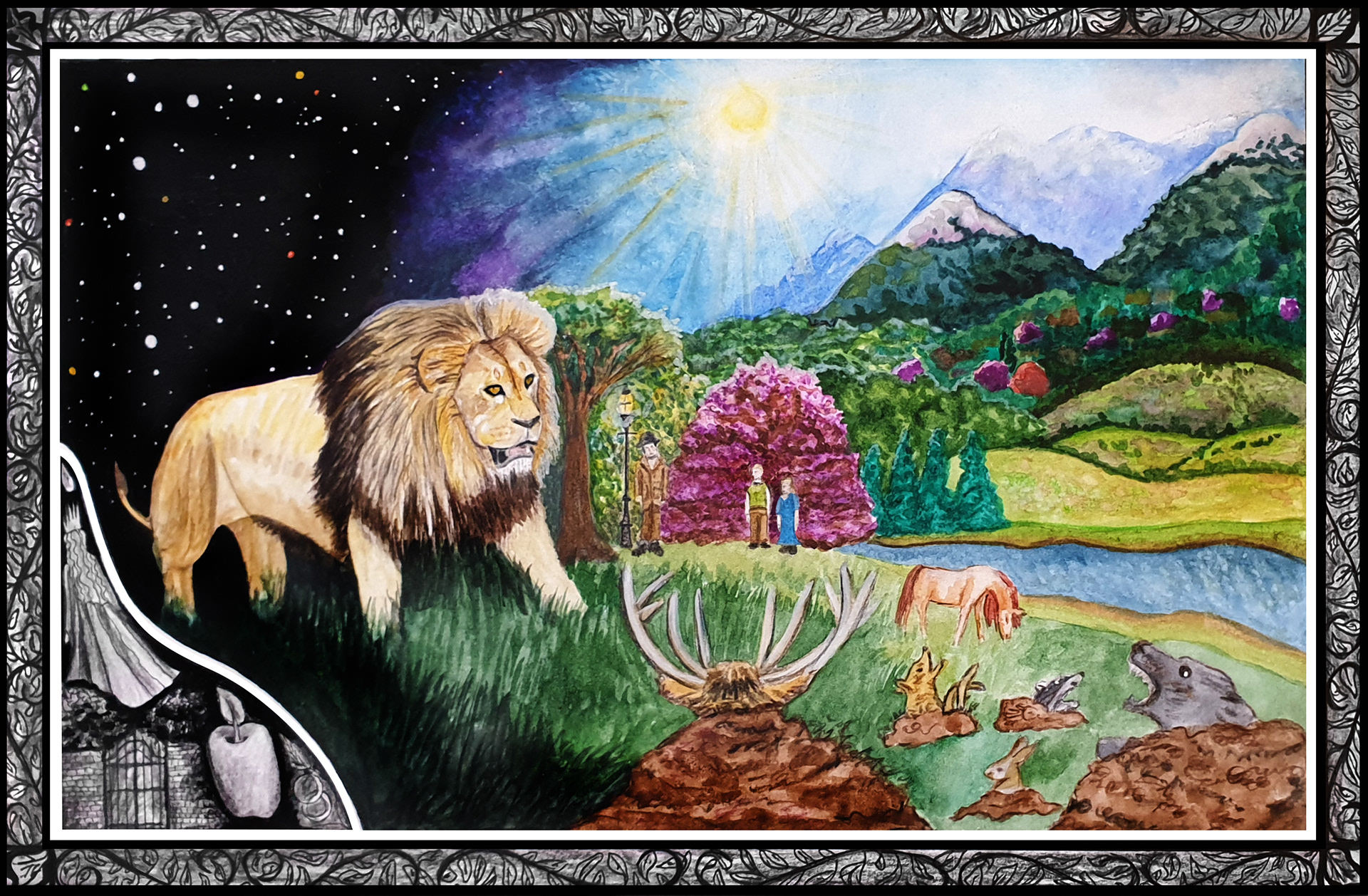 Aslan Sings Narnia into Existance