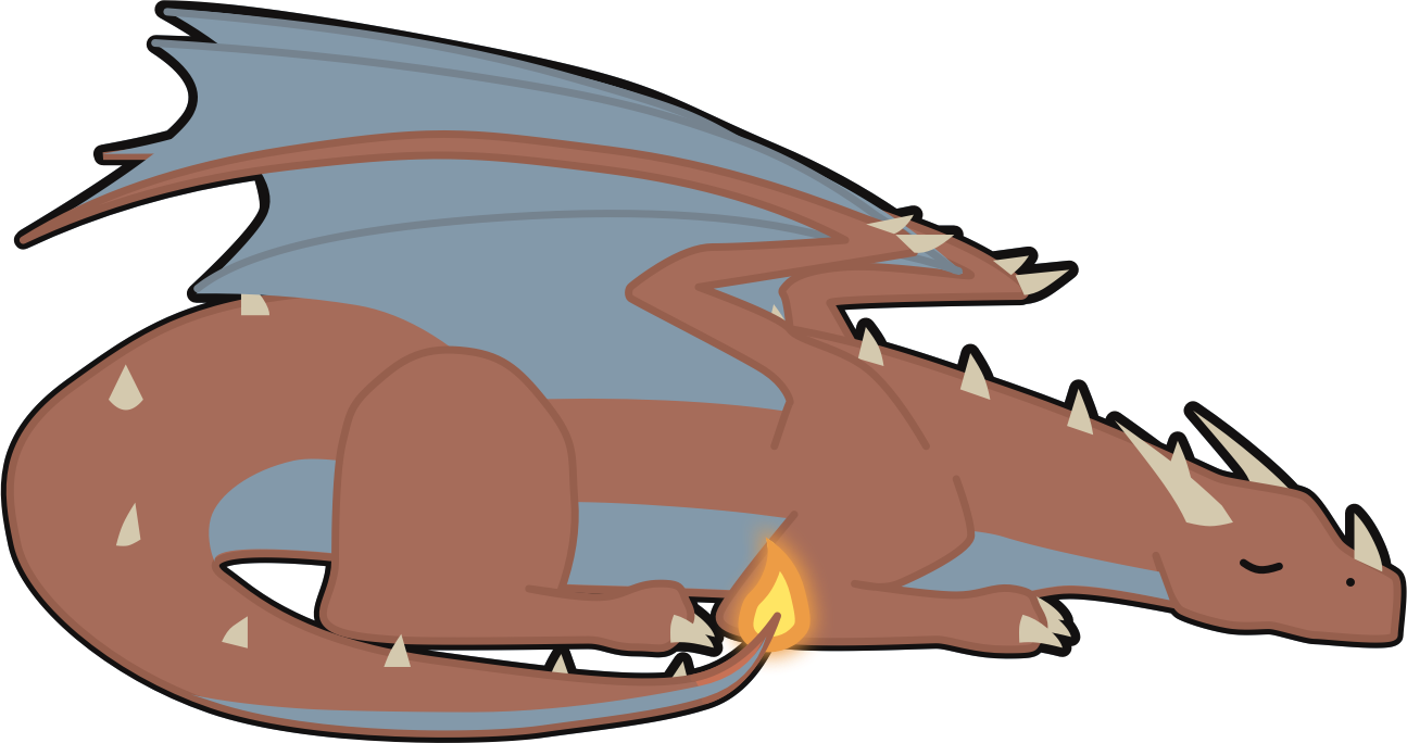 Your character, sleepy between searches.