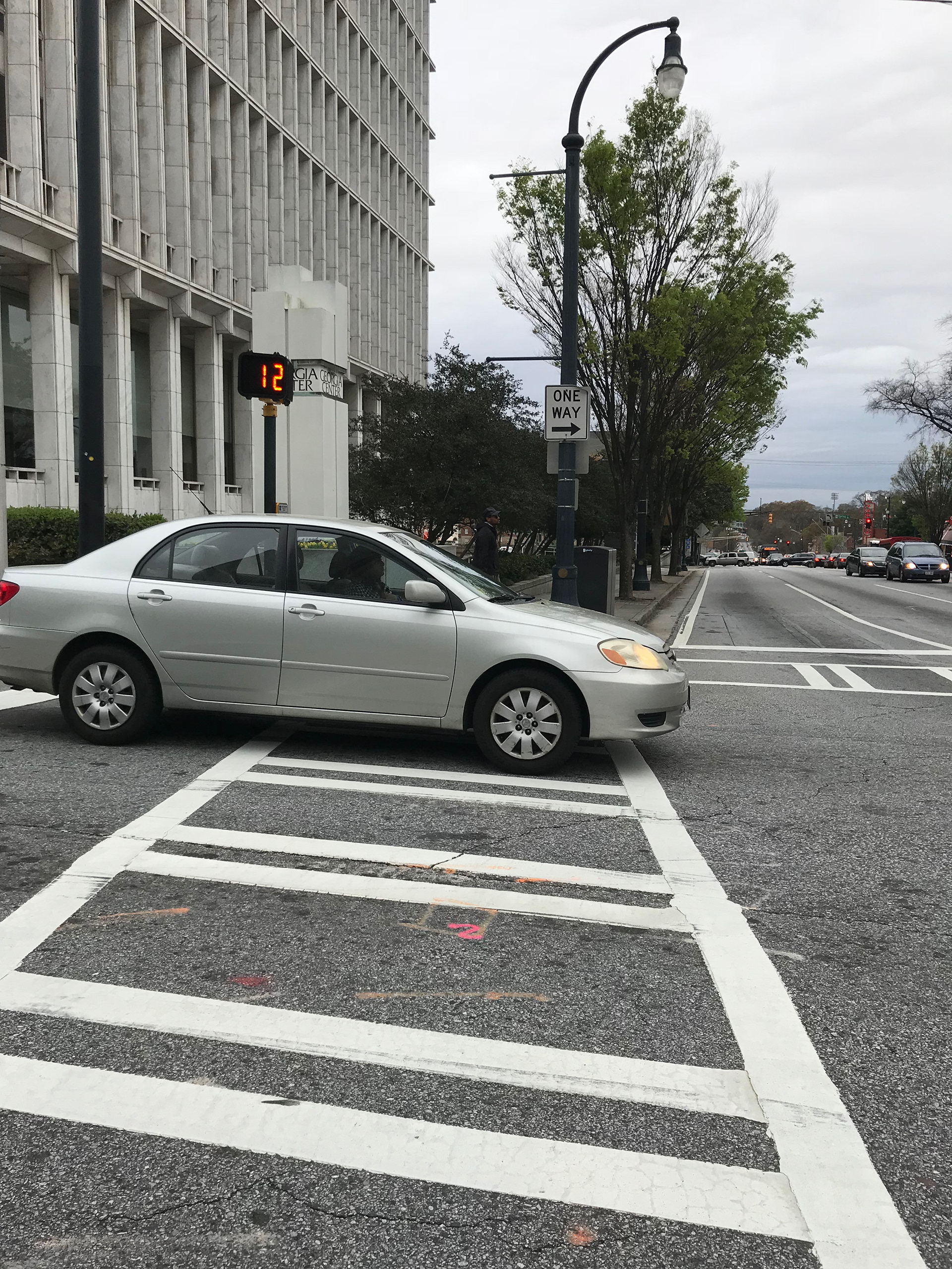 car in crosswalk #2