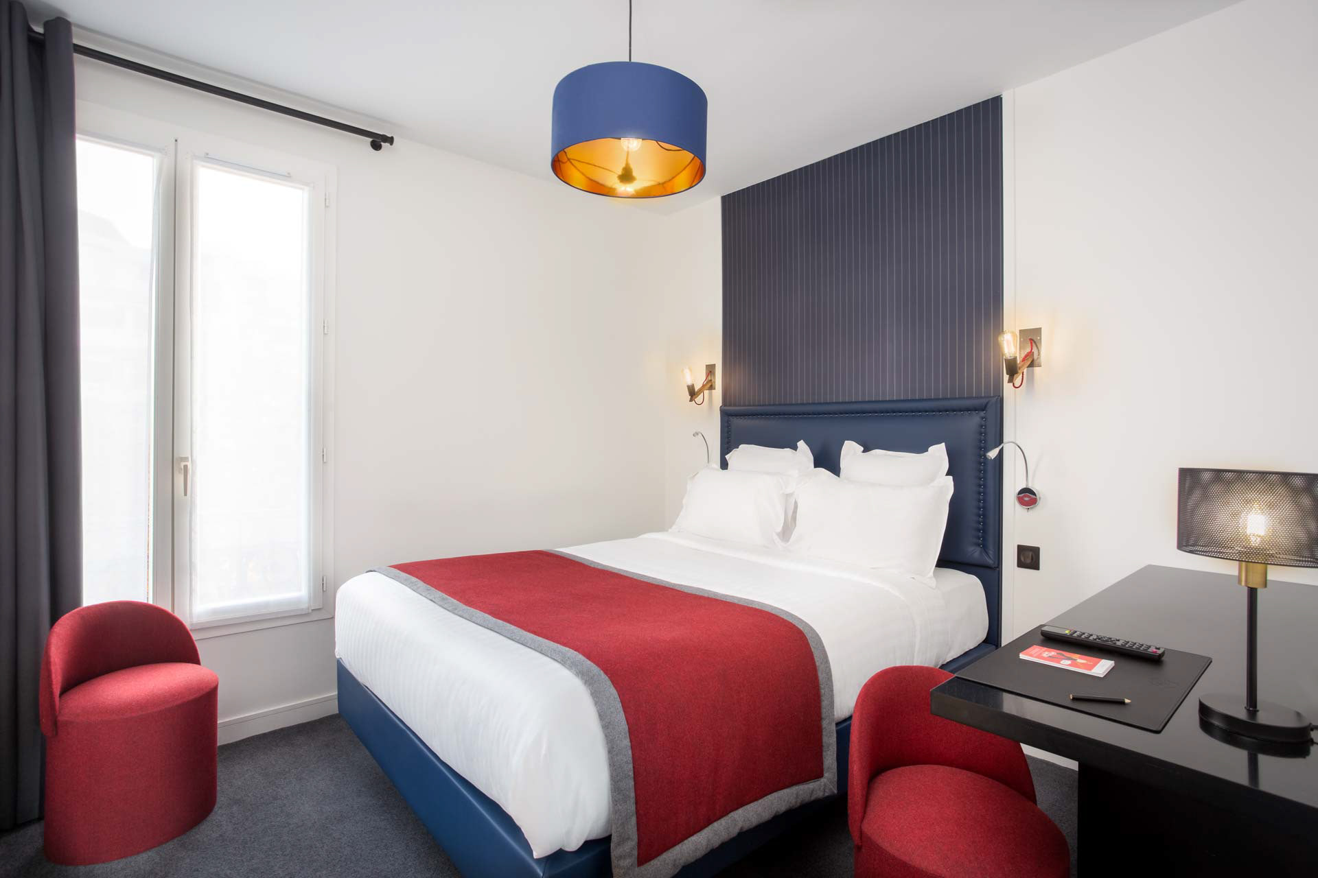 Vue sur une chambre de l'hôtel