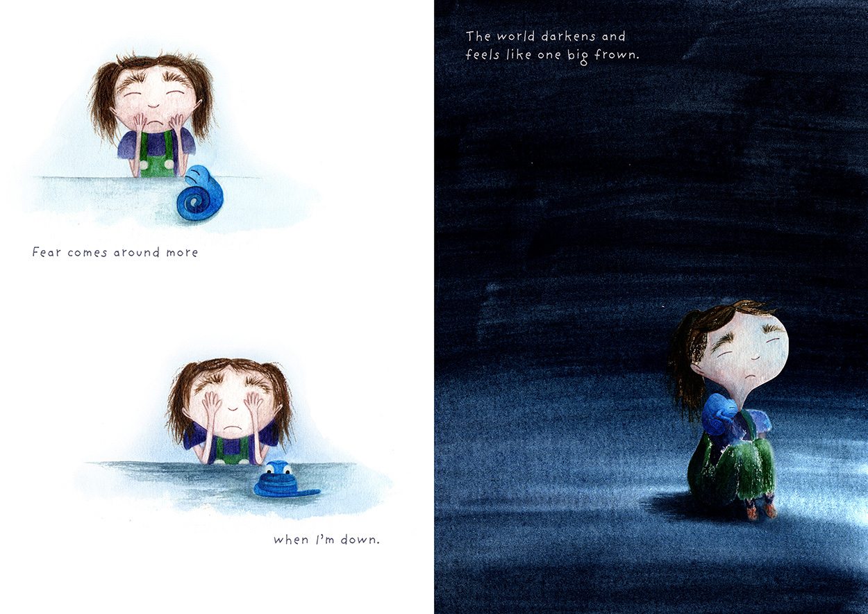 'My Blue Feeling' Page Spread