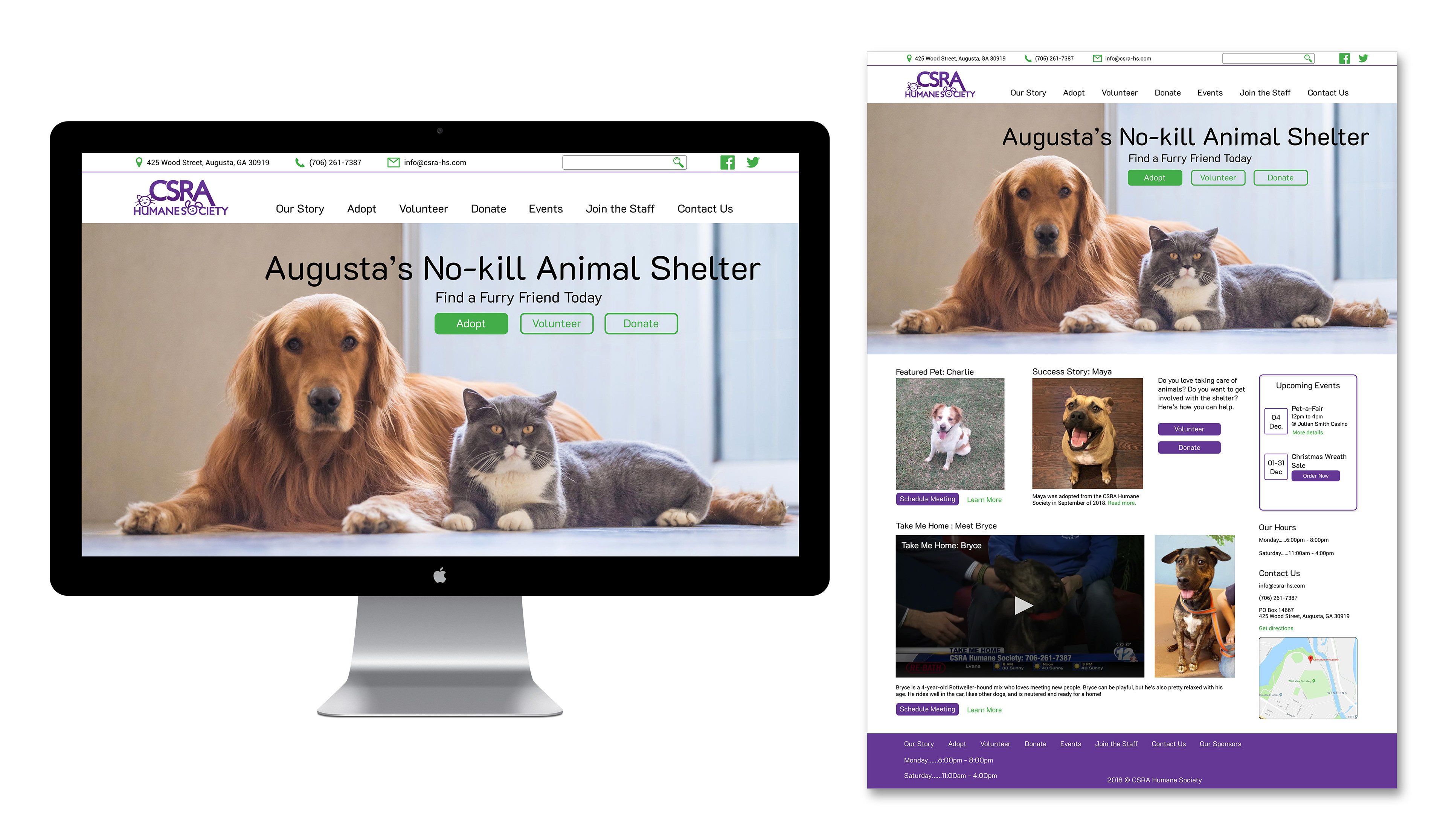 Kay Doss - CSRA Humane Society | Web Design