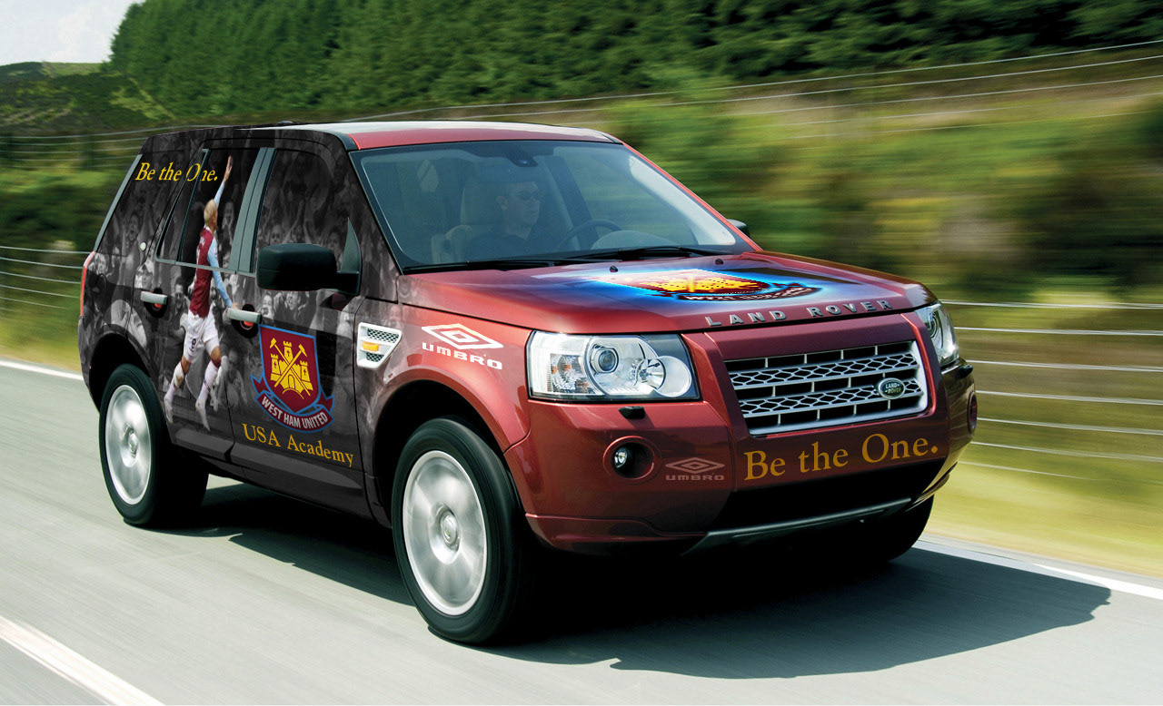 Land Rover / West Ham United USA Academy Mock-Up