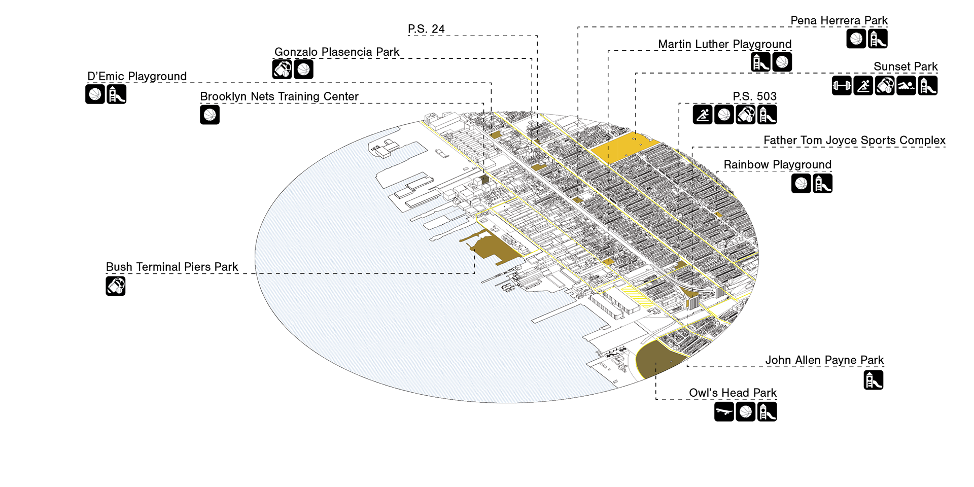 Tess Ryan Brooklyn Army Terminal Sports Complex