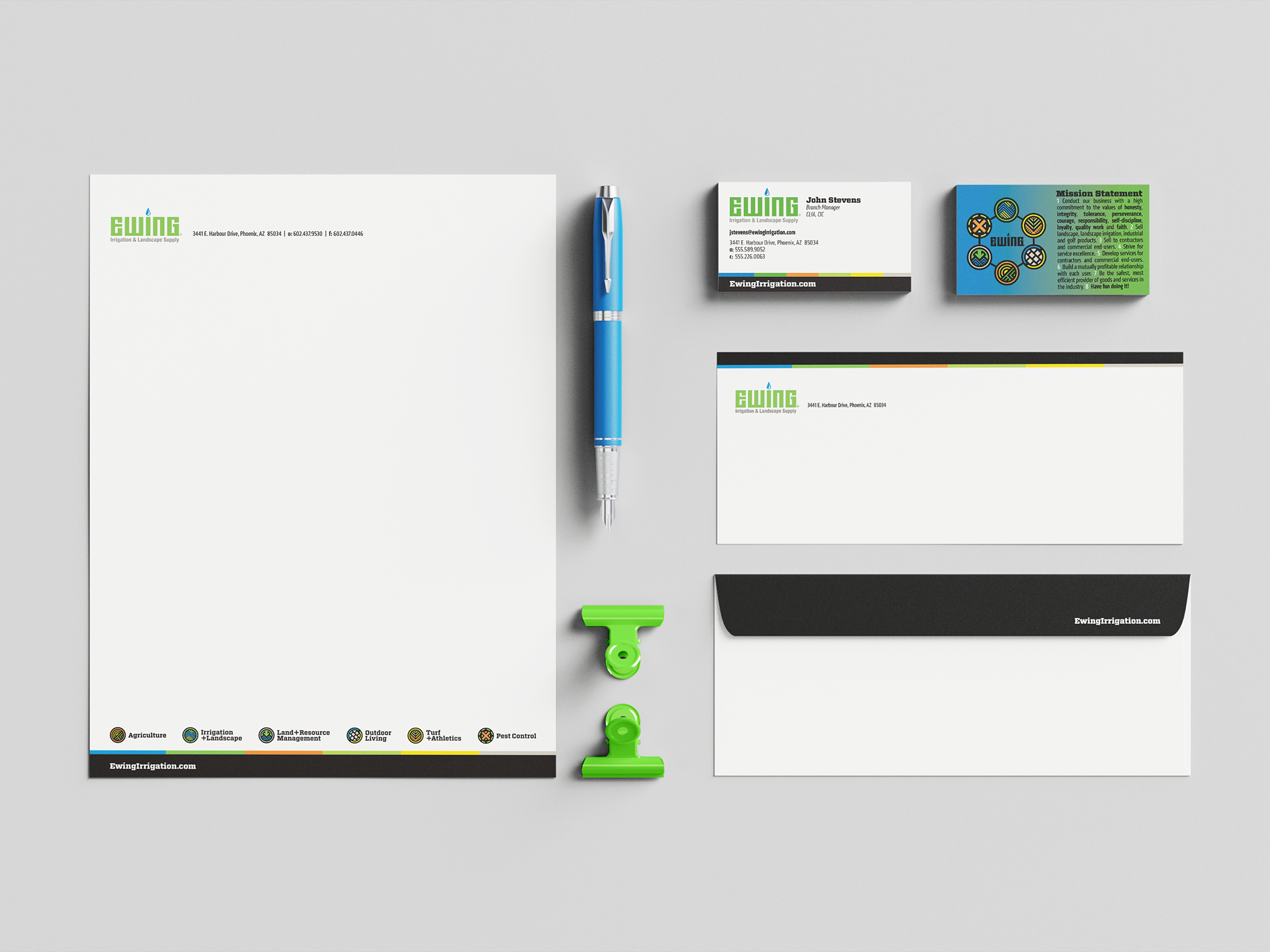 Ewing Corporate Stationery Set