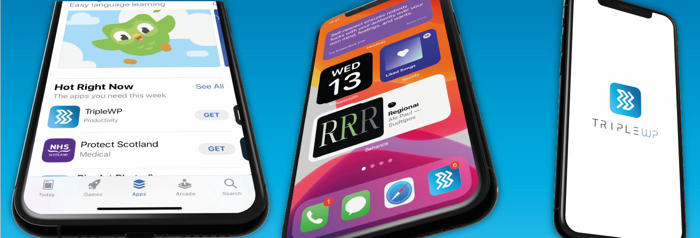 Triple Wp Brand Identity App UX