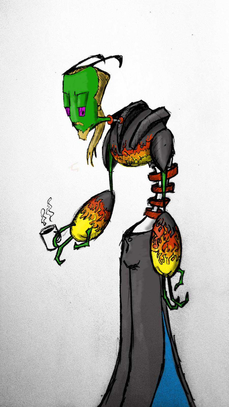 A Johann Vazquez inspired illustration of Self as a tallest.