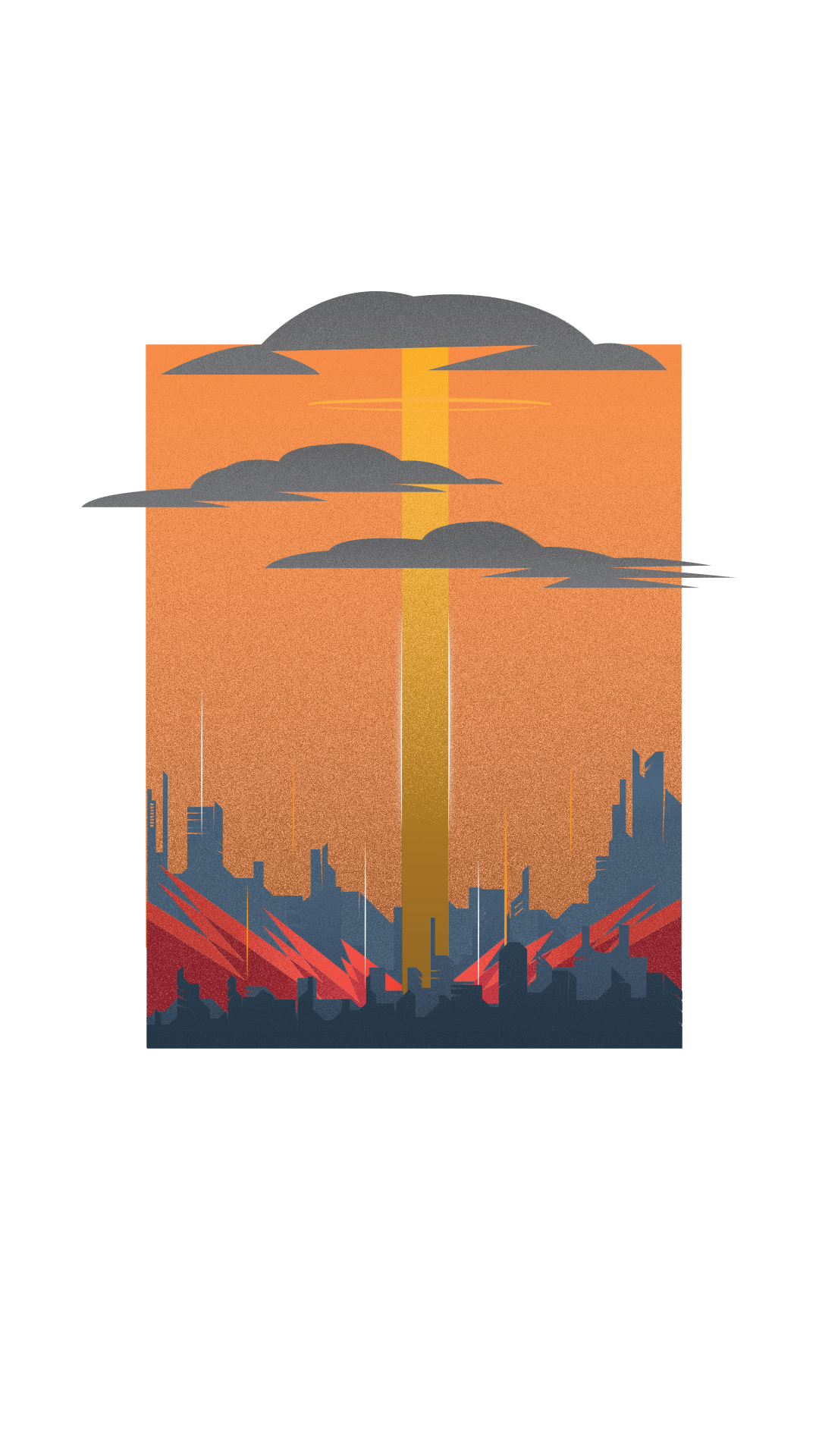 an illustration inspired by Akira