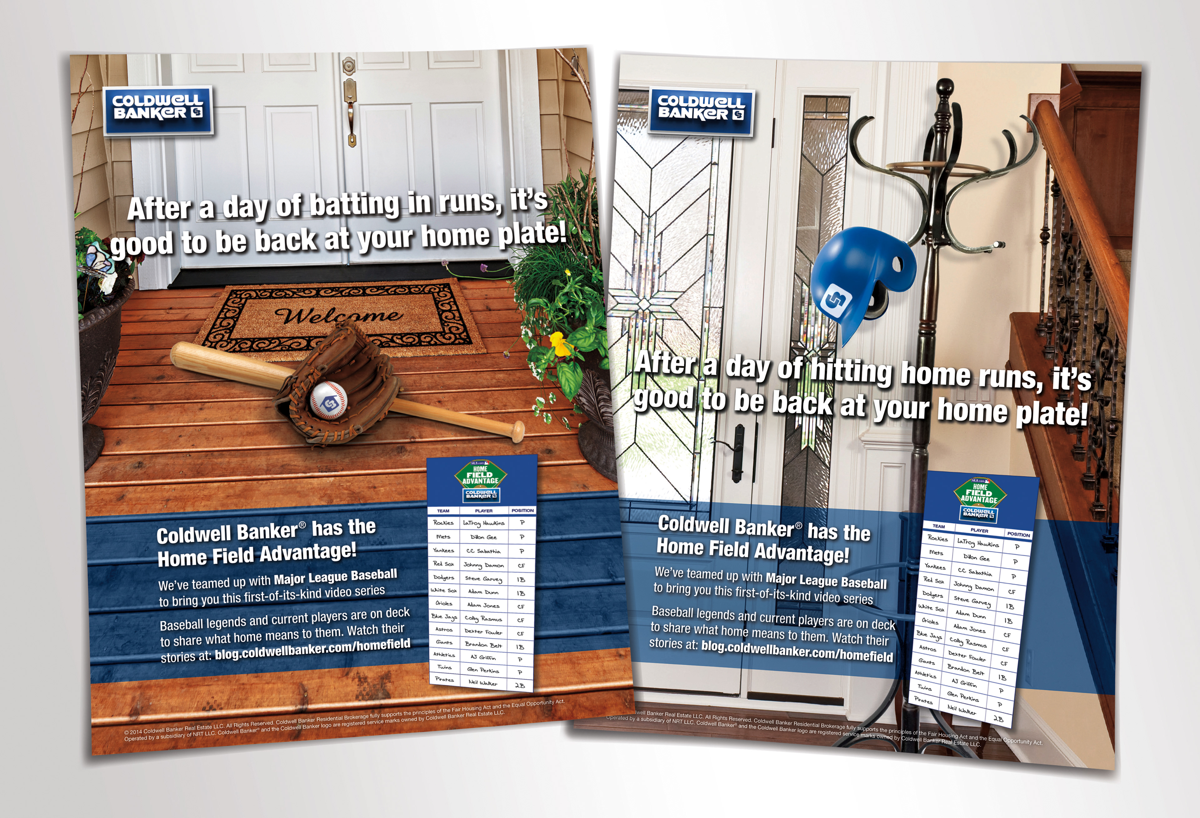 Calvo Creative - Coldwell Banker & MLB Advertising Campaign