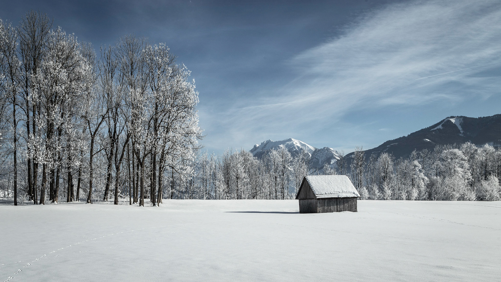 Winterlandschaft nahe Admont / Steiermark