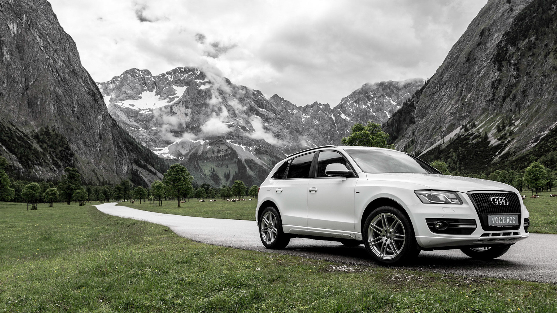 Audi Q5 am Ahornboden