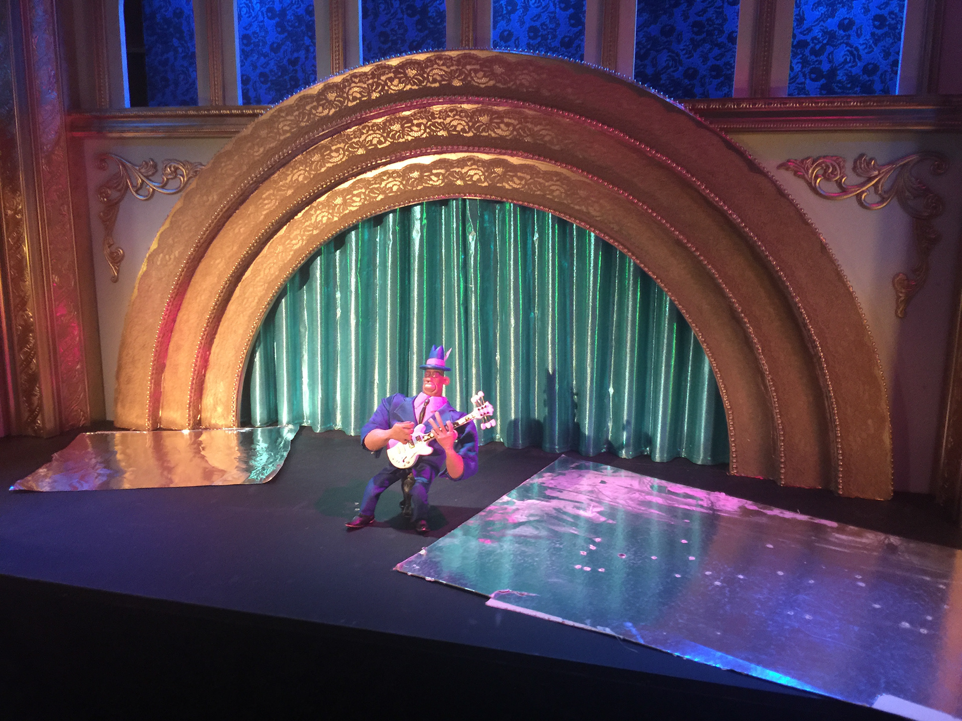 Stage curtains I fabricated