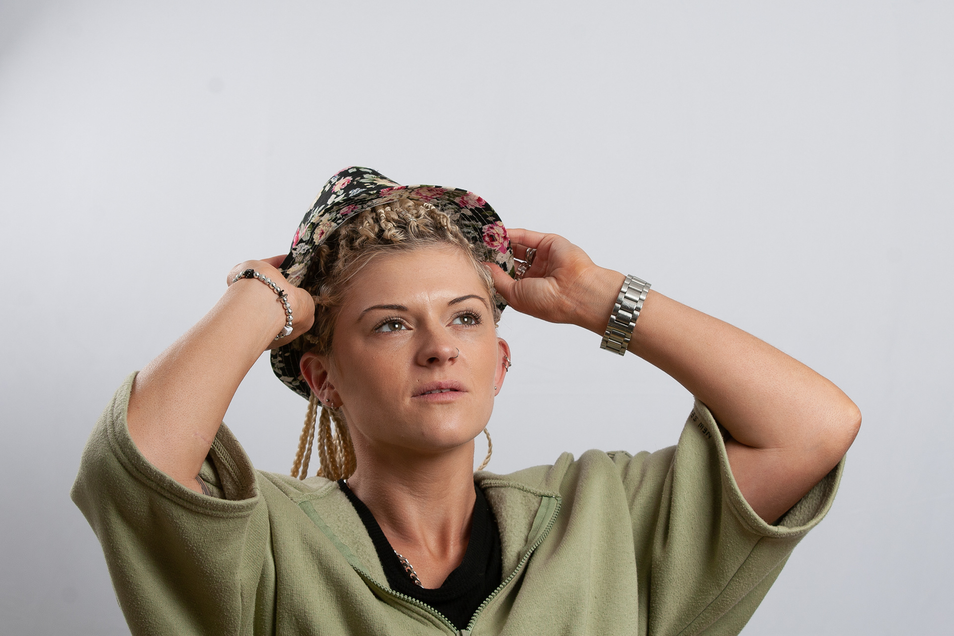 Pixie in the studio