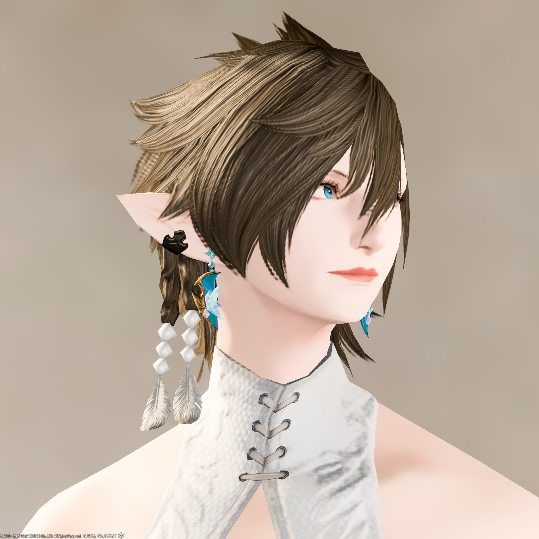 Ffxiv Attire エレゼン女性 ヘアスタイル