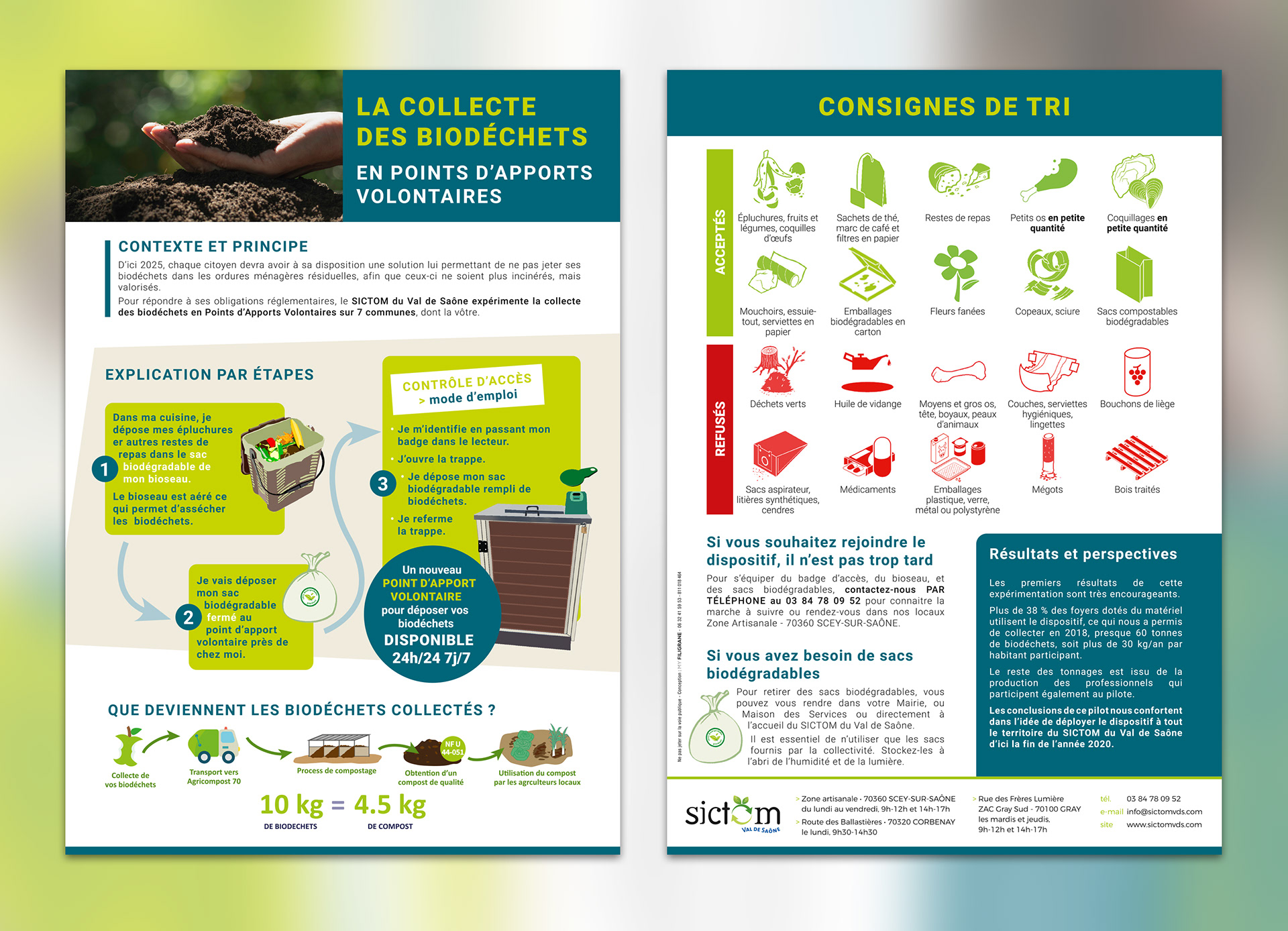 Feuillet informatif.