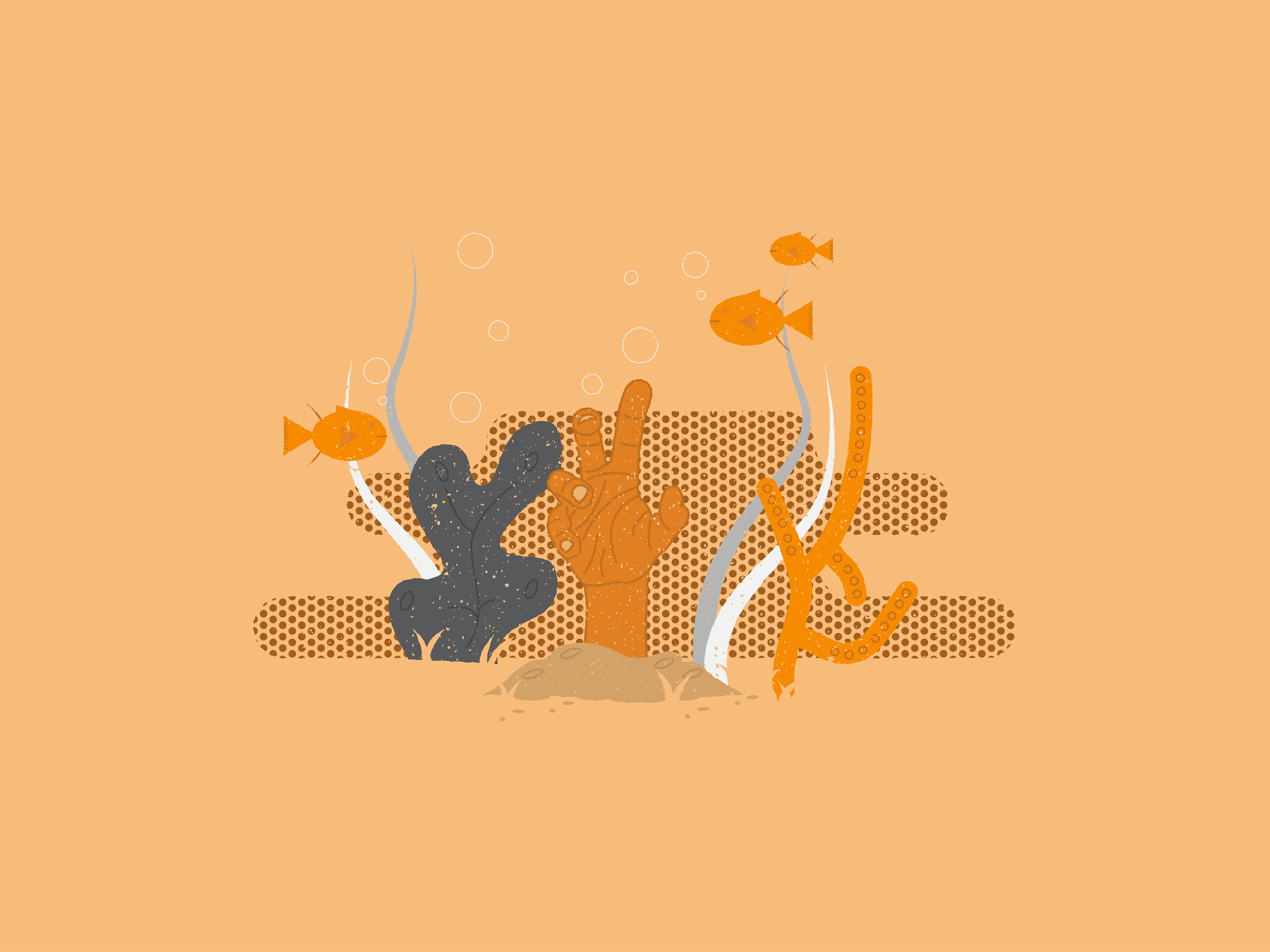 Inktober | Day 20 | Coral