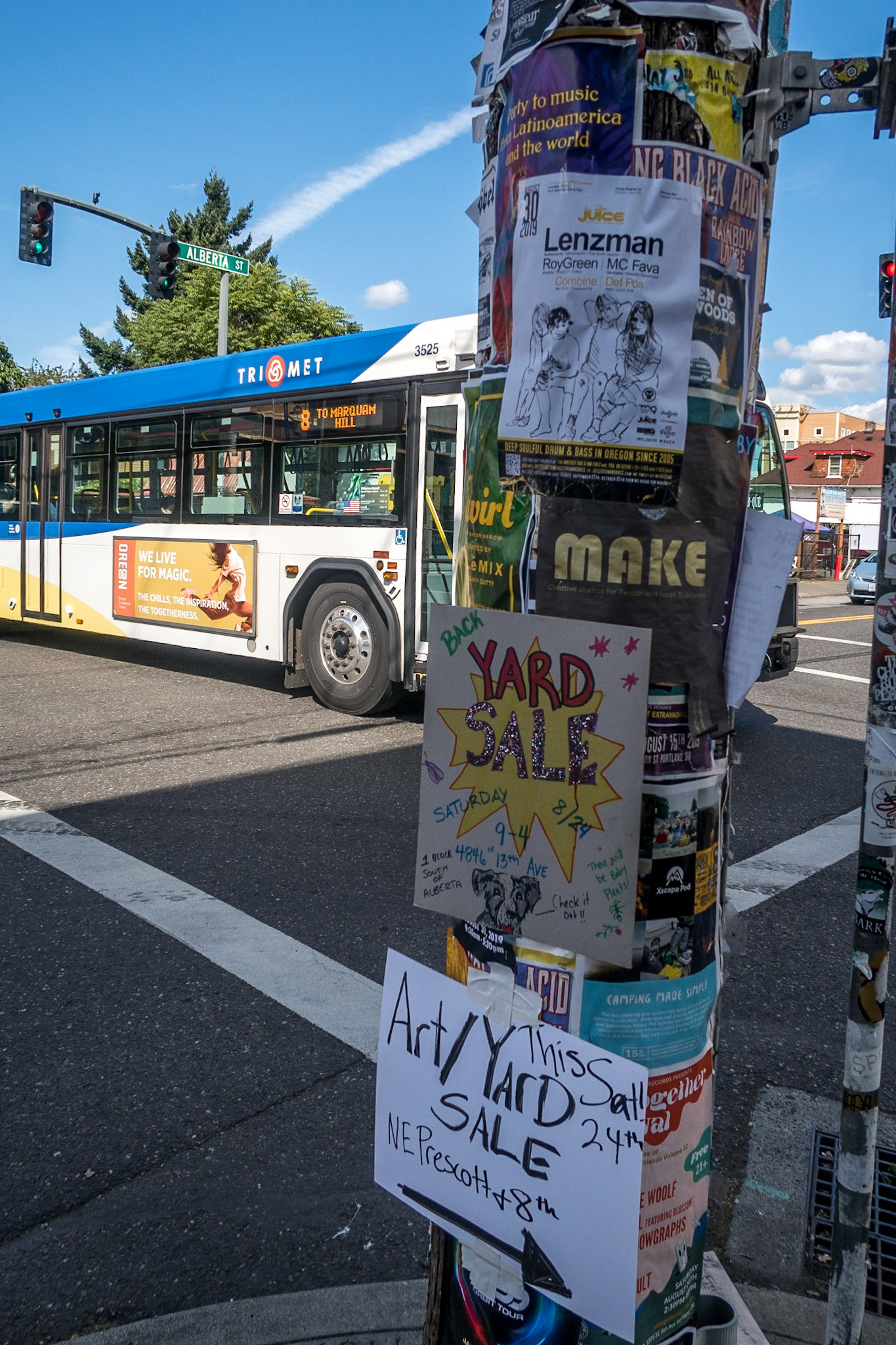 To Marquam Hill on Line 8