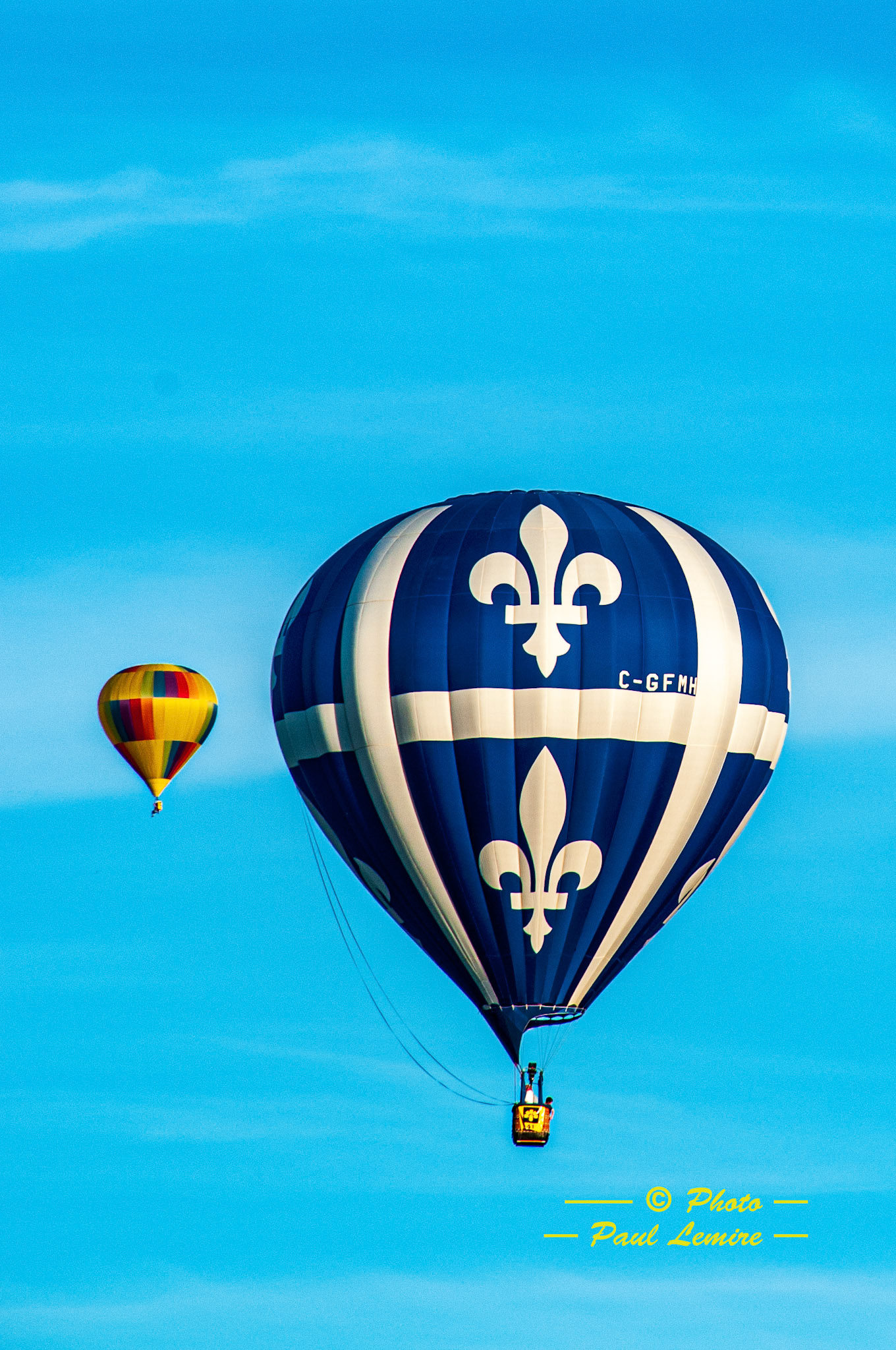 Montgolfière à Saint-Jean-d'Iberville