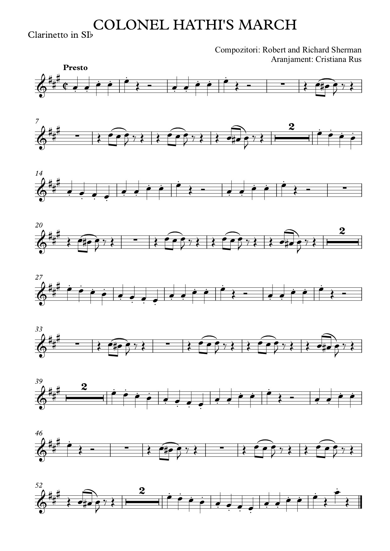 Clarinet Sib