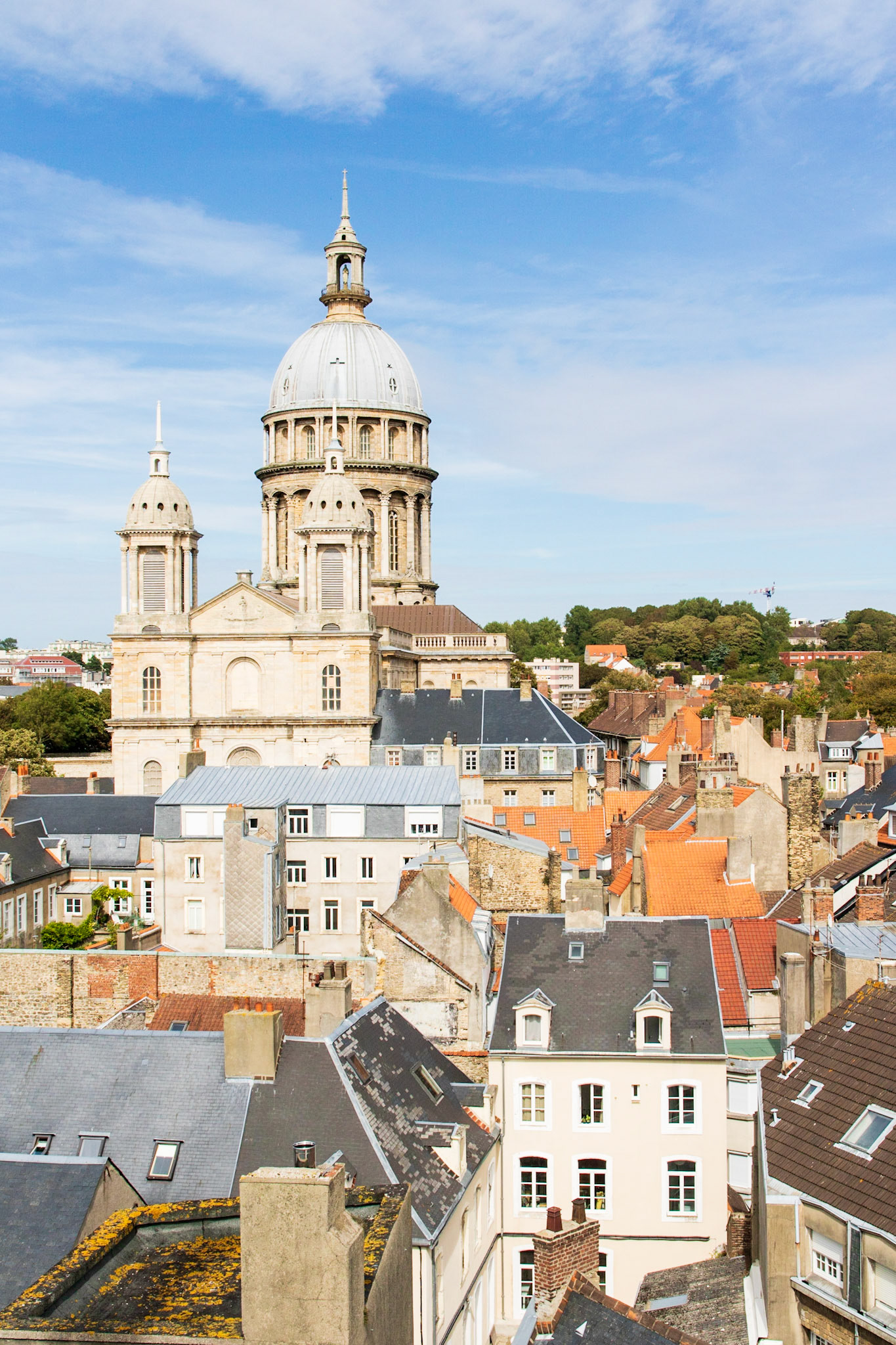 Basilique de Boulogne-sur-Mer depuis le beffroi