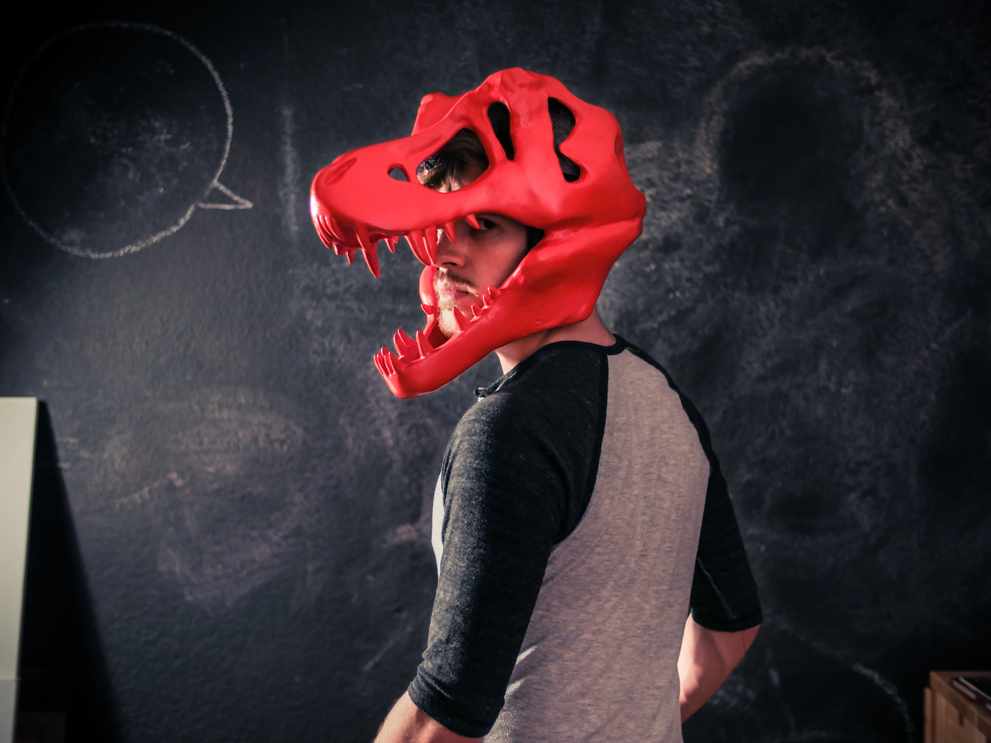 William Bottini - T-Rex Motorcycle Helmet