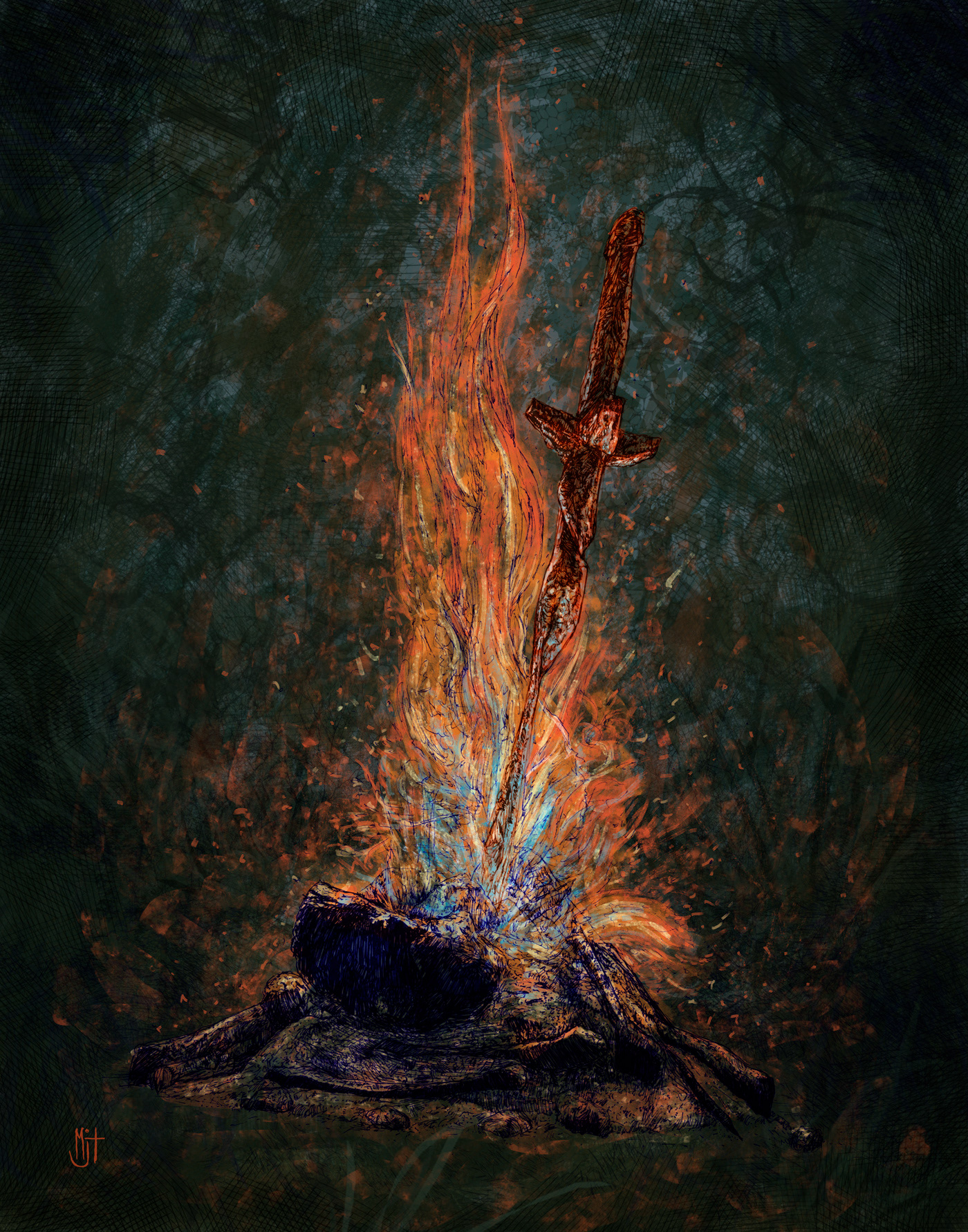 Matthew Trupia - Bonfire of Souls - Color