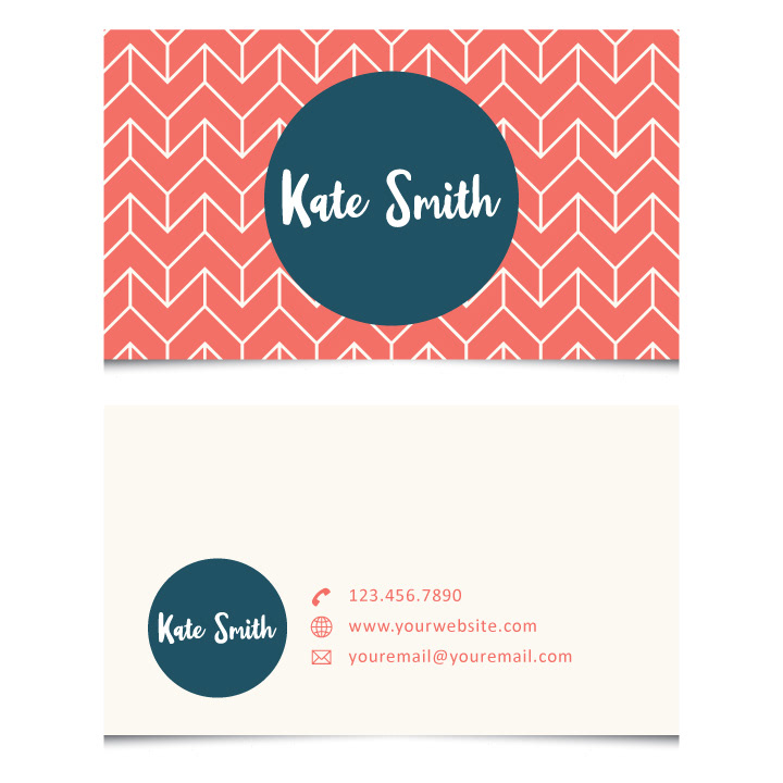 Bella Vi Portfolio Business Card Design Print