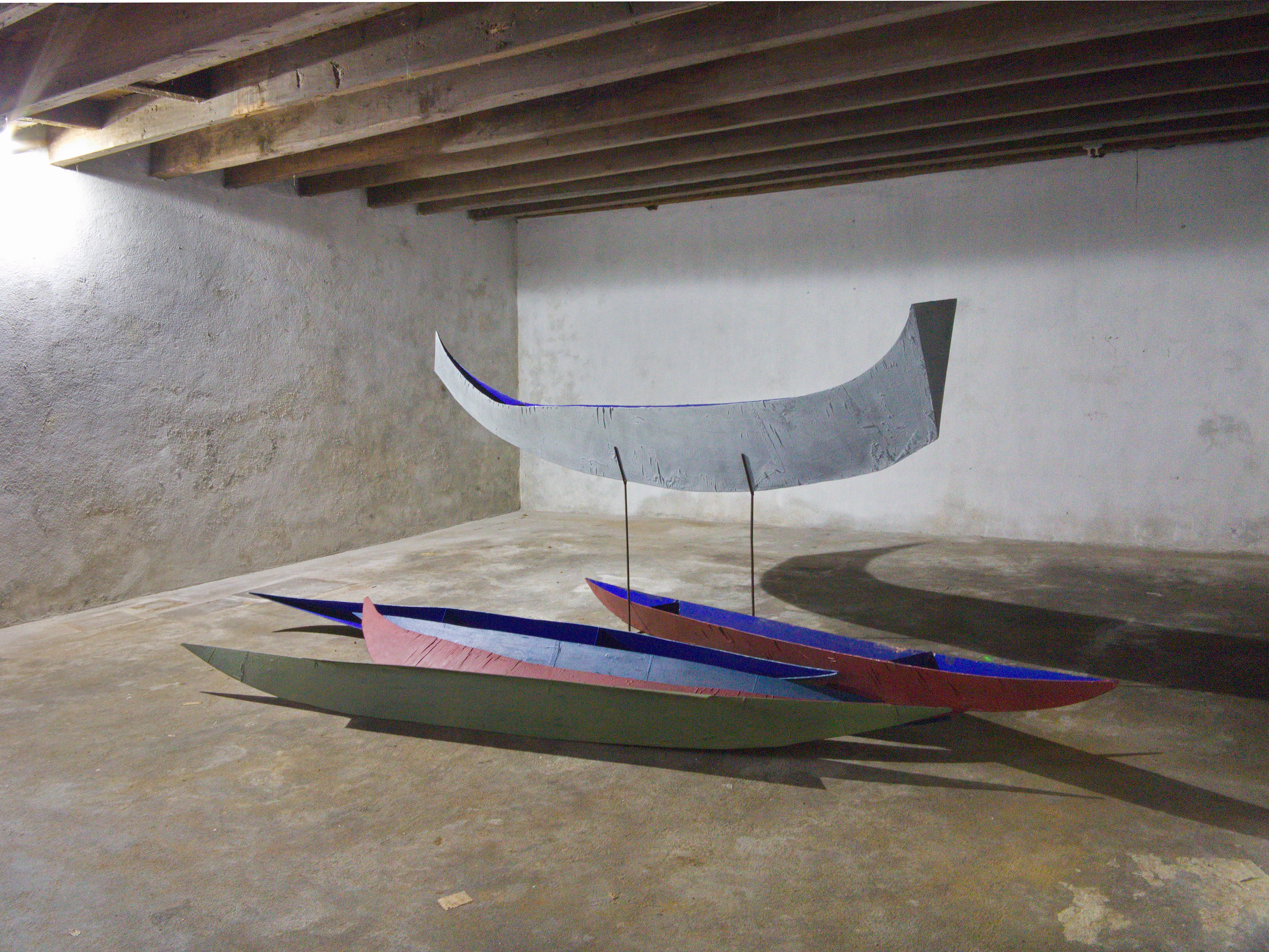 BEHIND THE HORIZON 2012 - mixed media - installation Galeria Camaroupa Horta/Faial 2020